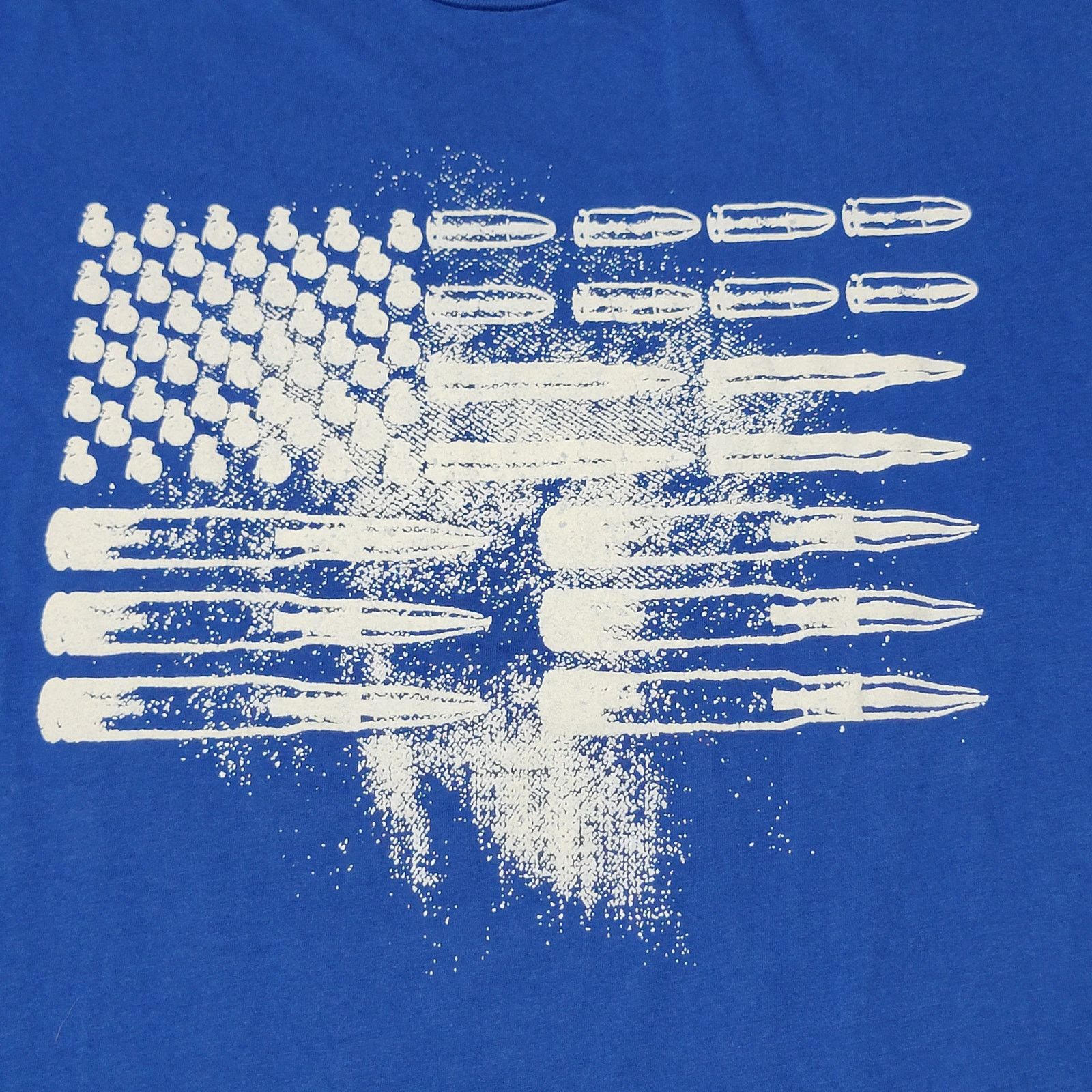 Grunt Style Grunt Style Blue Unisex Tee American Flag Ammo - Size Large Size US L / EU 52-54 / 3 - 2 Thumbnail