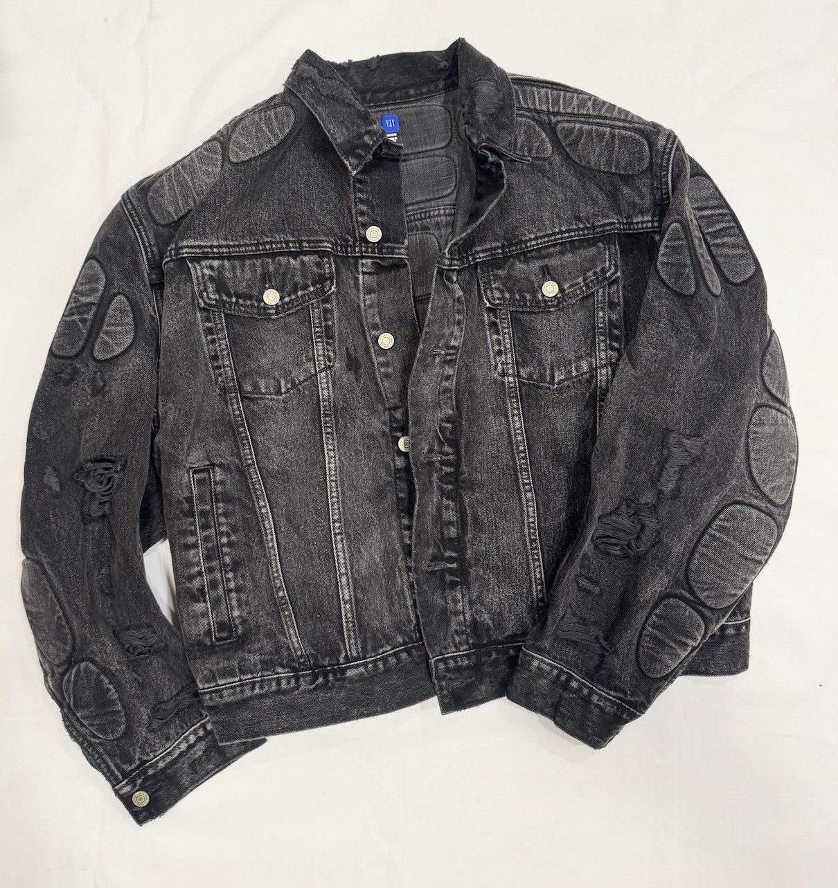 Balenciaga × Gap × Yeezy Yeezy Gap Engineered by Balenciaga Padded Denim Jacket Size US M / EU 48-50 / 2 - 1 Thumbnail