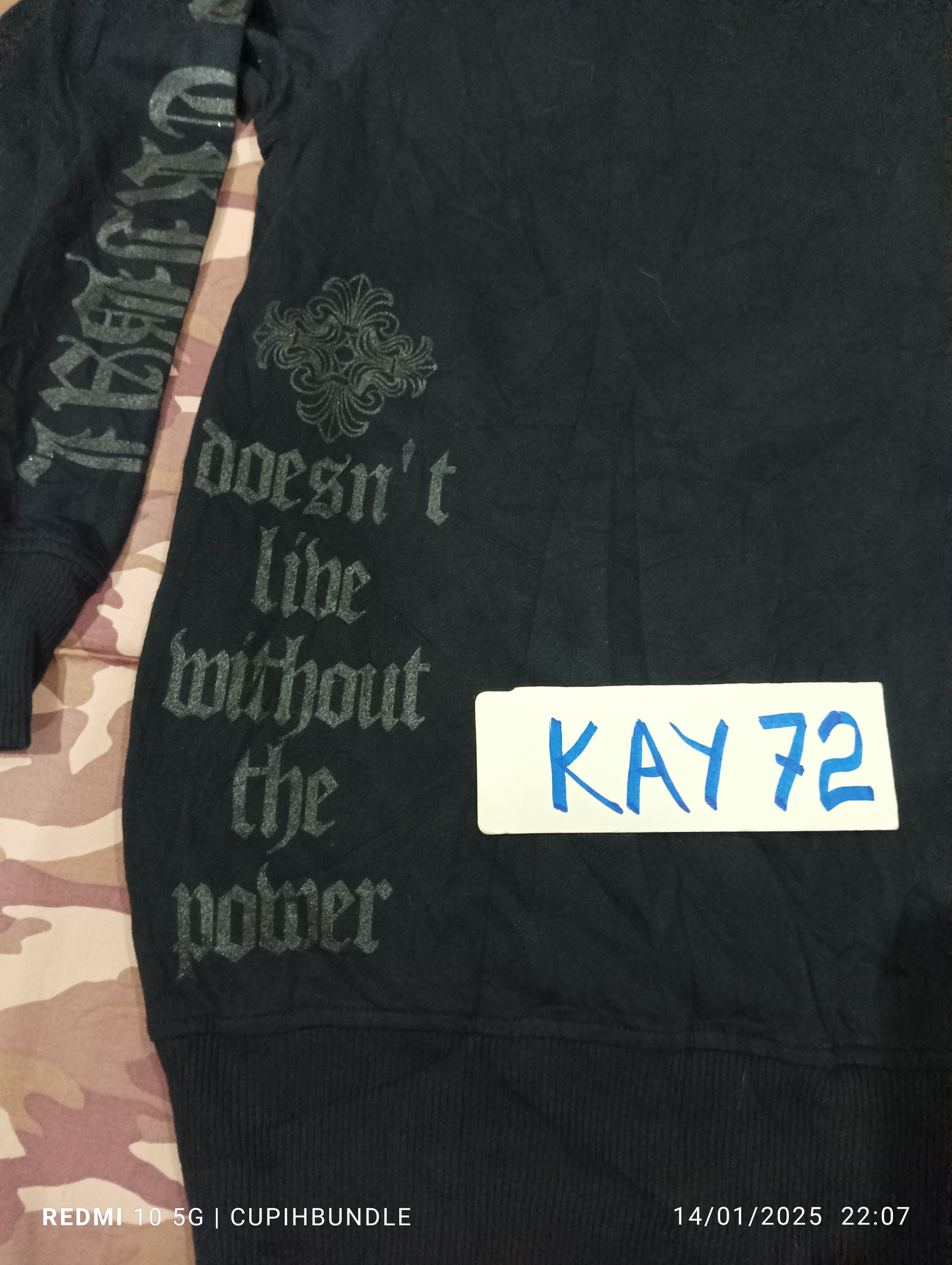 Designer × Japanese Brand DEFECTIVE STRUCT TRIBAL CROSS ZIPPER HOODIE Size US XXL / EU 58 / 5 - 7 Thumbnail