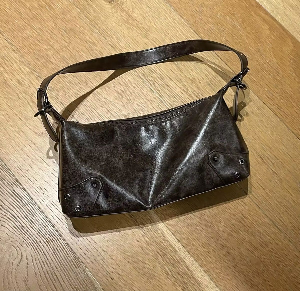 Japanese Brand Retro Style PU Leather Small Shoulder Bag Size ONE SIZE - 6 Thumbnail