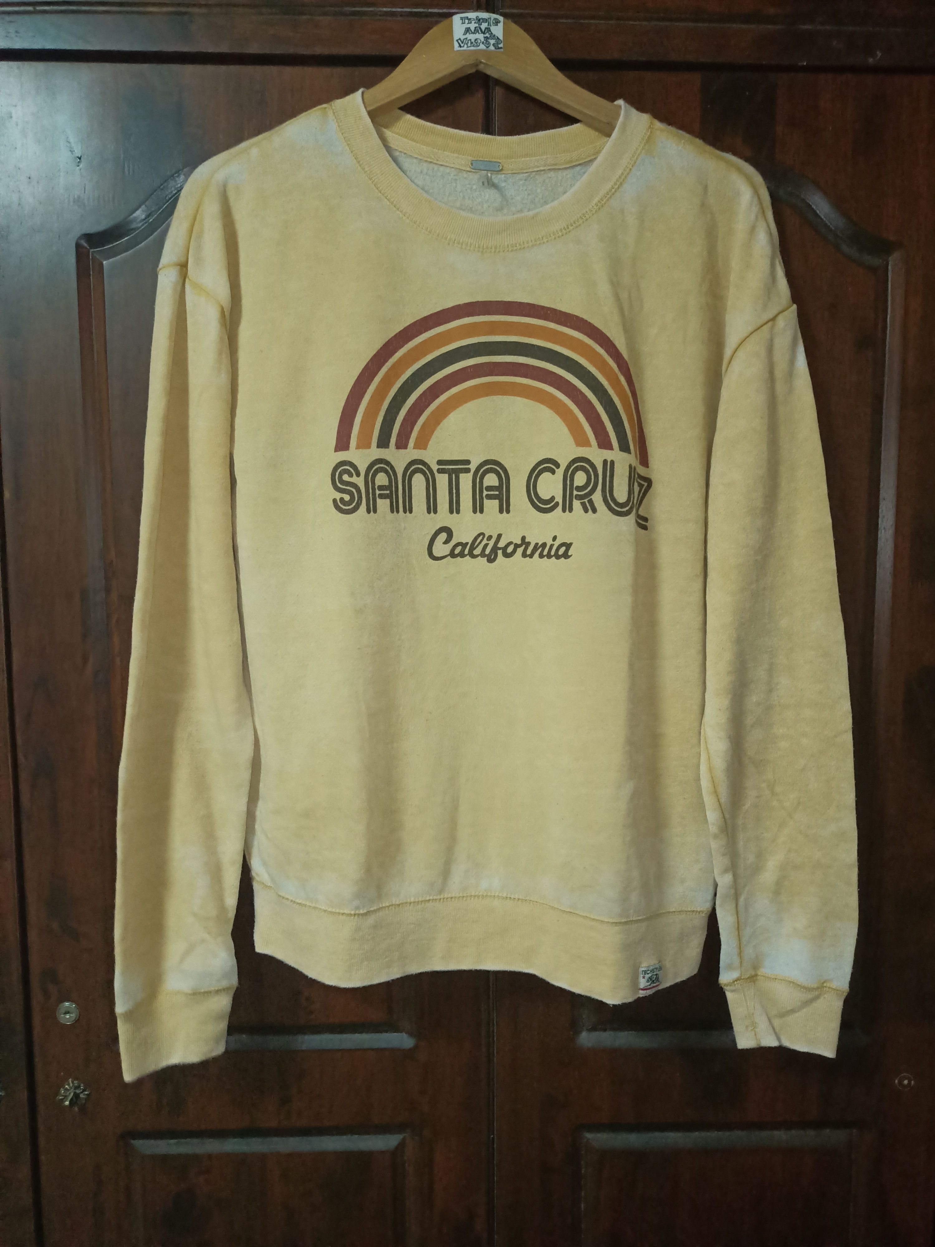 Japanese Brand × Santa Cruz Skateboards Vintage Santa Cruz California Sweatshirt Distress Size US L / EU 52-54 / 3 - 1 Thumbnail