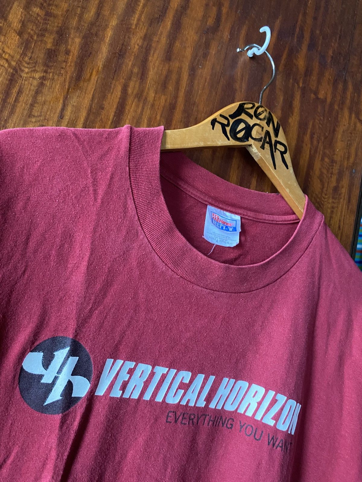 Band Tees 90s VINTAGE VERTICAL HORIZON BAND TEE Size US L / EU 52-54 / 3 - 5 Thumbnail