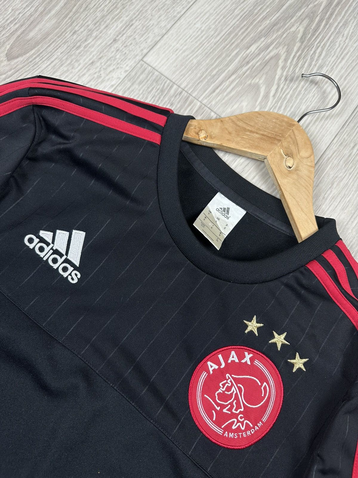 Adidas Vintage Adidas AJAX Amsterdam Soccer Sweatshirt Crewneck Size US S / EU 44-46 / 1 - 5 Thumbnail