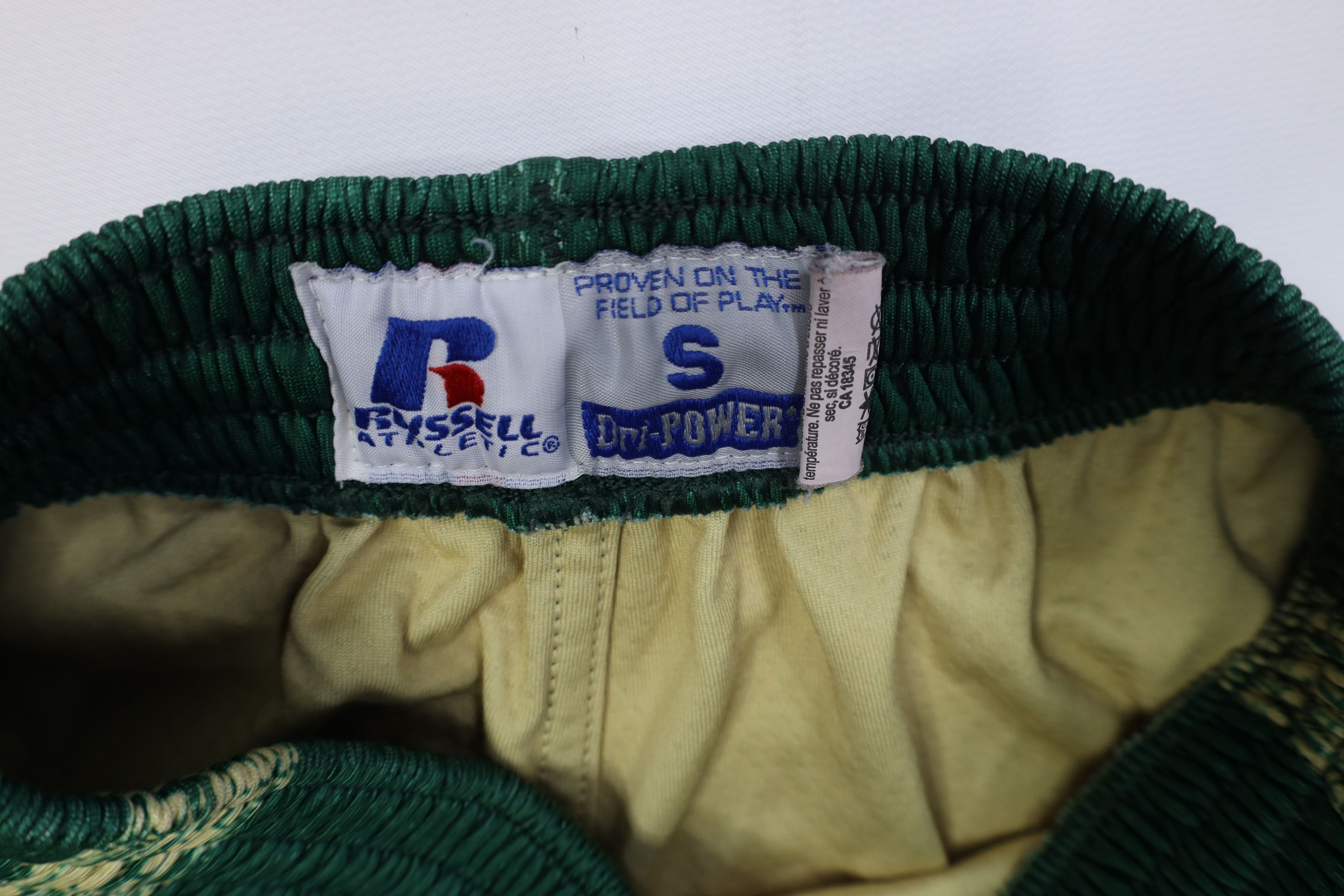 Russell Athletic Vintage 90s Y2K Russell Athletic Basketball Shorts Green Size US 30 / EU 46 - 6 Thumbnail