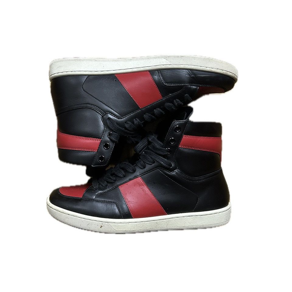 Saint Laurent Paris Saint Laurent SL/10H high top sneakers Size US 7.5 / EU 40-41 - 2 Thumbnail