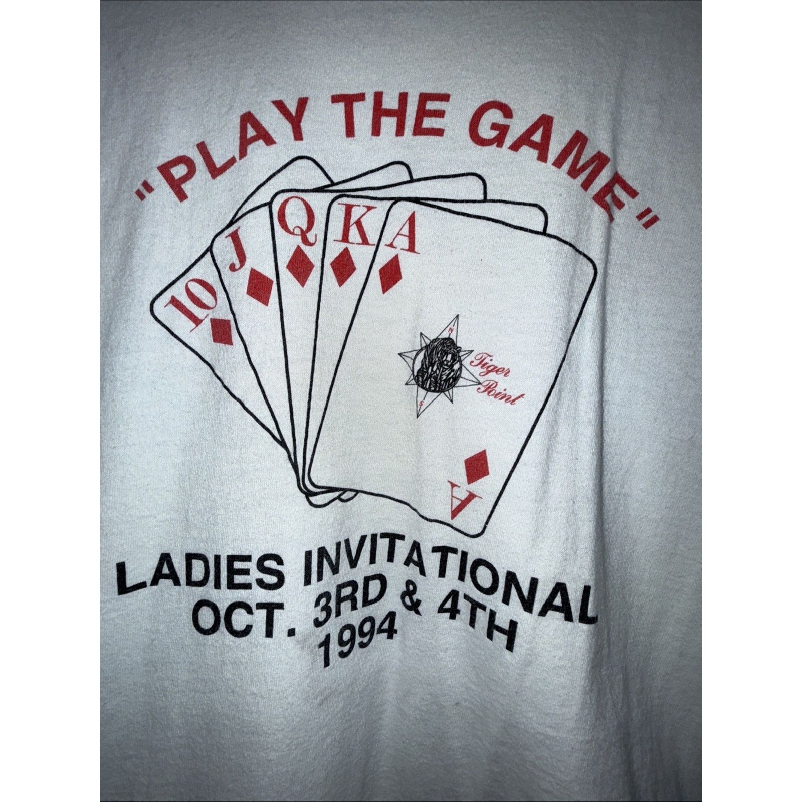 Fruit Of The Loom FOTL 1994 Poker Ladies Invitational Tee L Single Stitch USA Size US L / EU 52-54 / 3 - 3 Thumbnail