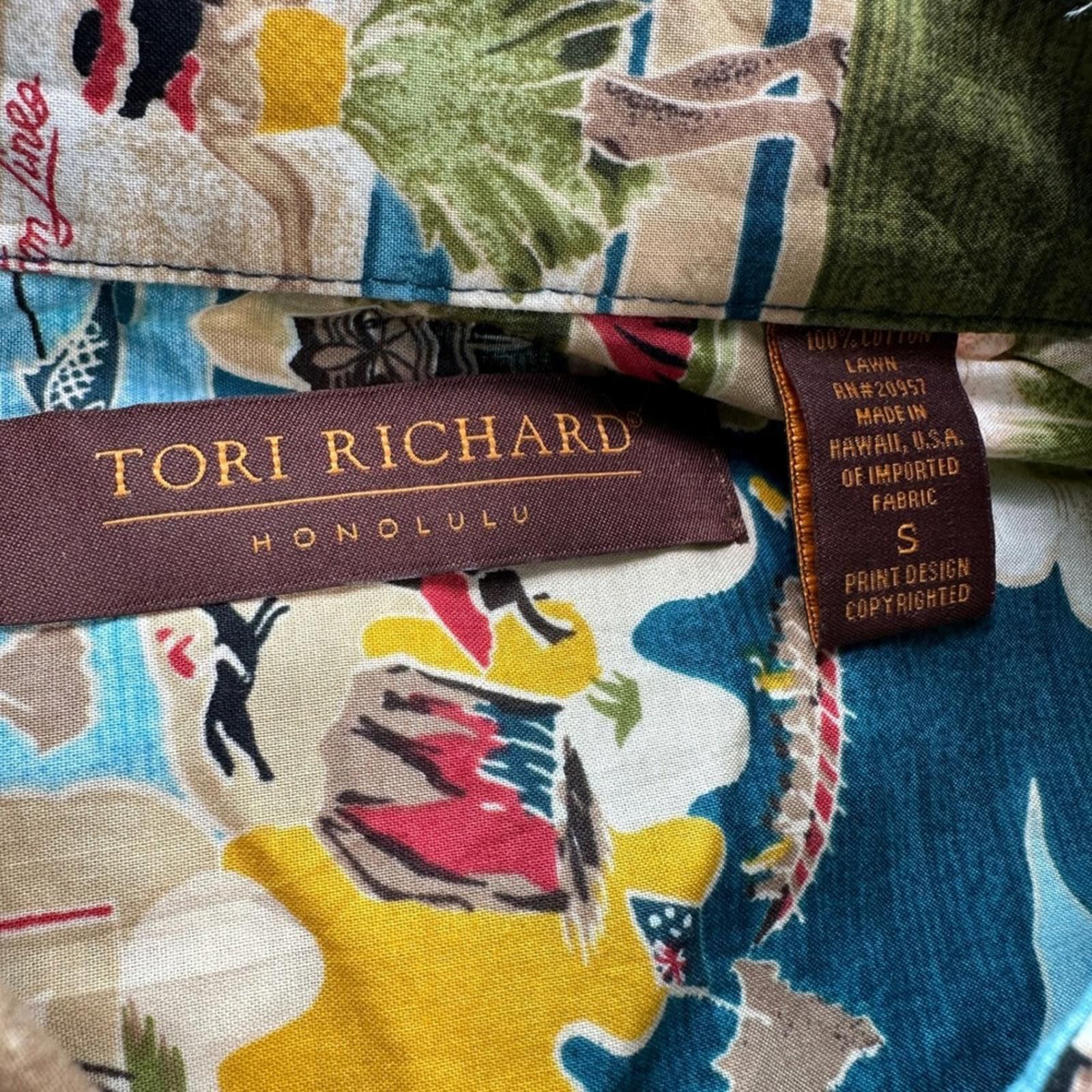 Tori Richard Tori Richard Honolulu Hawaiian Aloha Shirt S Made in Hawaii Size US S / EU 44-46 / 1 - 4 Thumbnail
