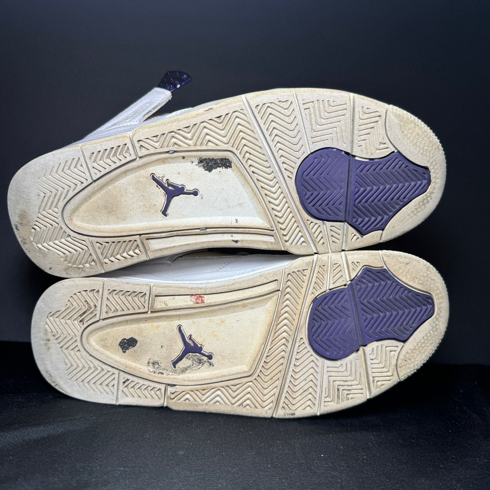 Jordan Brand × Nike Size 9 - Nike Air Jordan 4 Retro Purple Metallic Men's Shoes Size US 9 / EU 42 - 7 Thumbnail