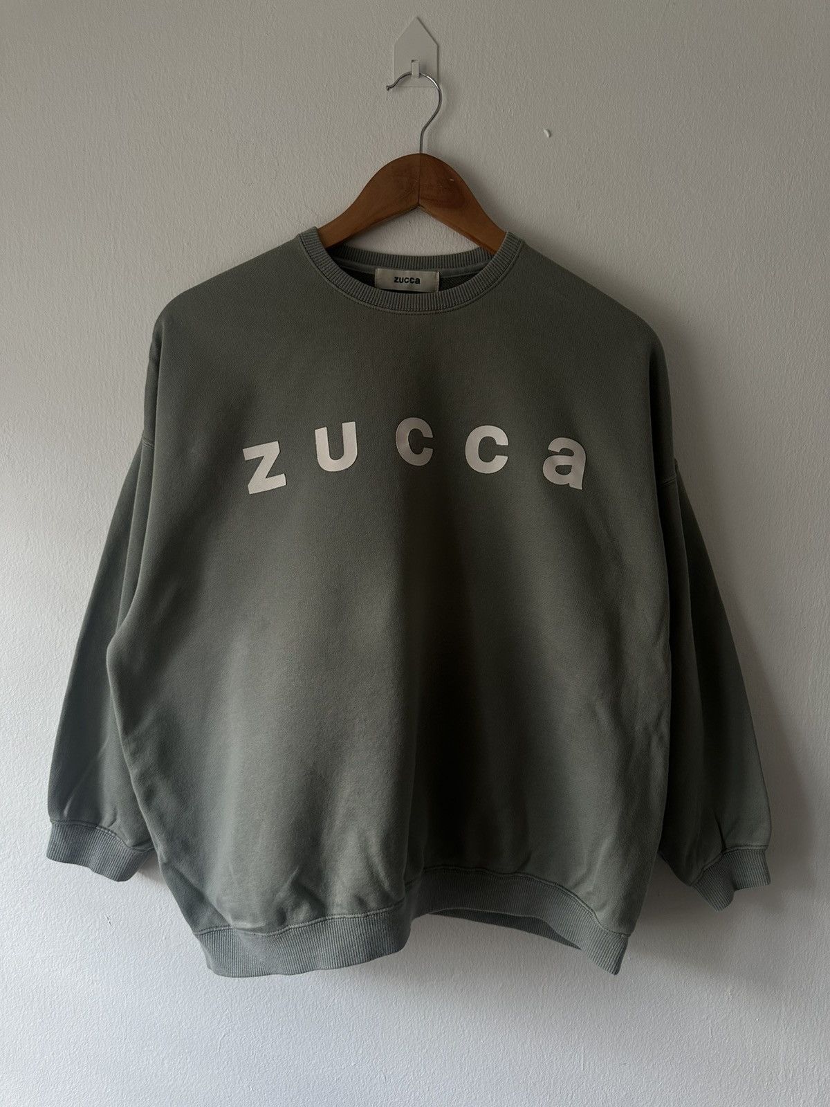 Zucca ZUCCA Minimal Logo Crewneck Sweatshirt Size US M / EU 48-50 / 2 - 1 Thumbnail