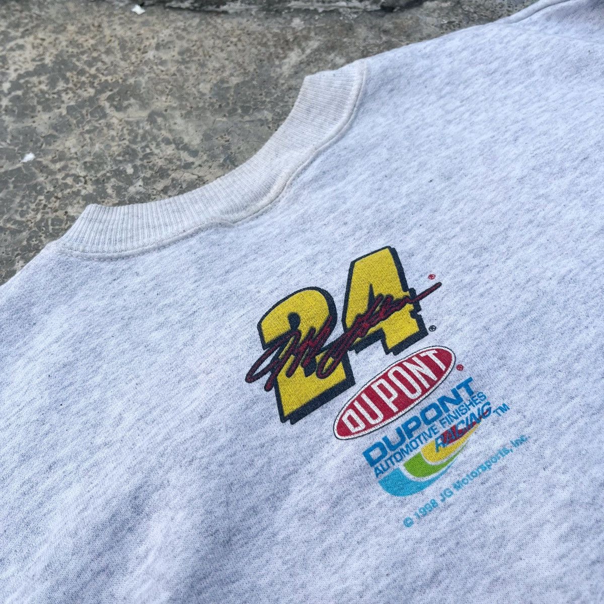 NASCAR Vintage Nascar 1998 Jeff Gordon Nice Print Out Made In Usa Size US XL / EU 56 / 4 - 6 Thumbnail