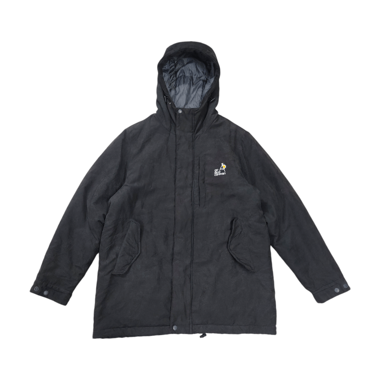 go slow caravan GO SLOW CARAVAN Warm Hooded Jacket Size US L / EU 52-54 / 3 - 3 Thumbnail