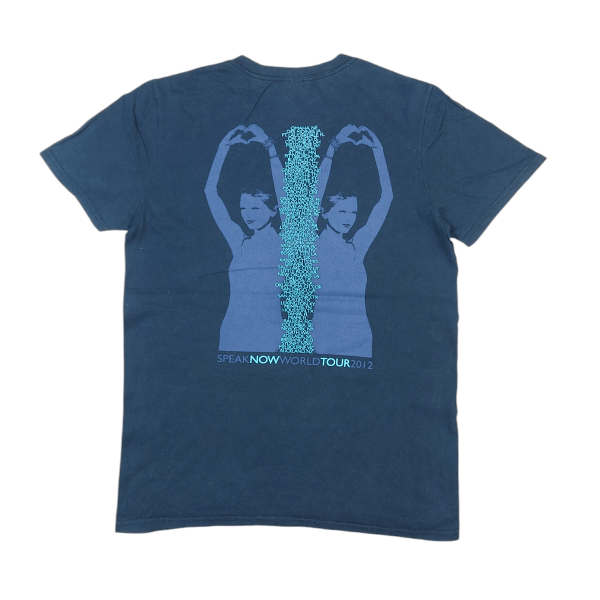 Band Tees × Vintage Taylor Swift Speak Now World Tour 2012 Double-Sided TEE Size US S / EU 44-46 / 1 - 3 Thumbnail