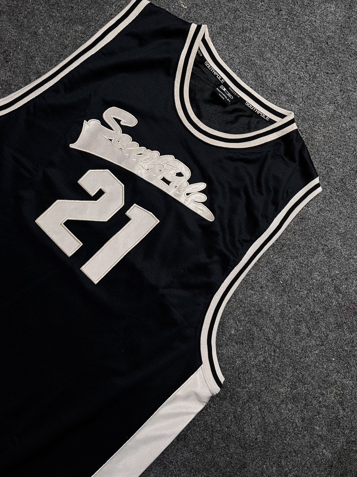 Southpole × Vintage HIPHOP JERSEY SOUTHPOLE NEW YORK 21 FUBU KARLKANI SOHK JNCO Size US XXL / EU 58 / 5 - 6 Thumbnail
