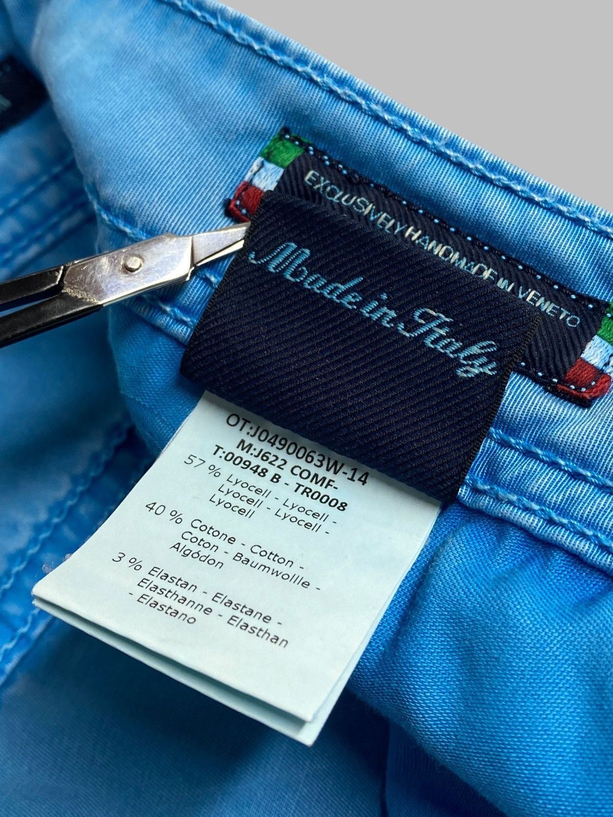 Jacob Cohen Jacob Cohen 622 Style Sky Blue Jeans Size US 35 - 20 Thumbnail