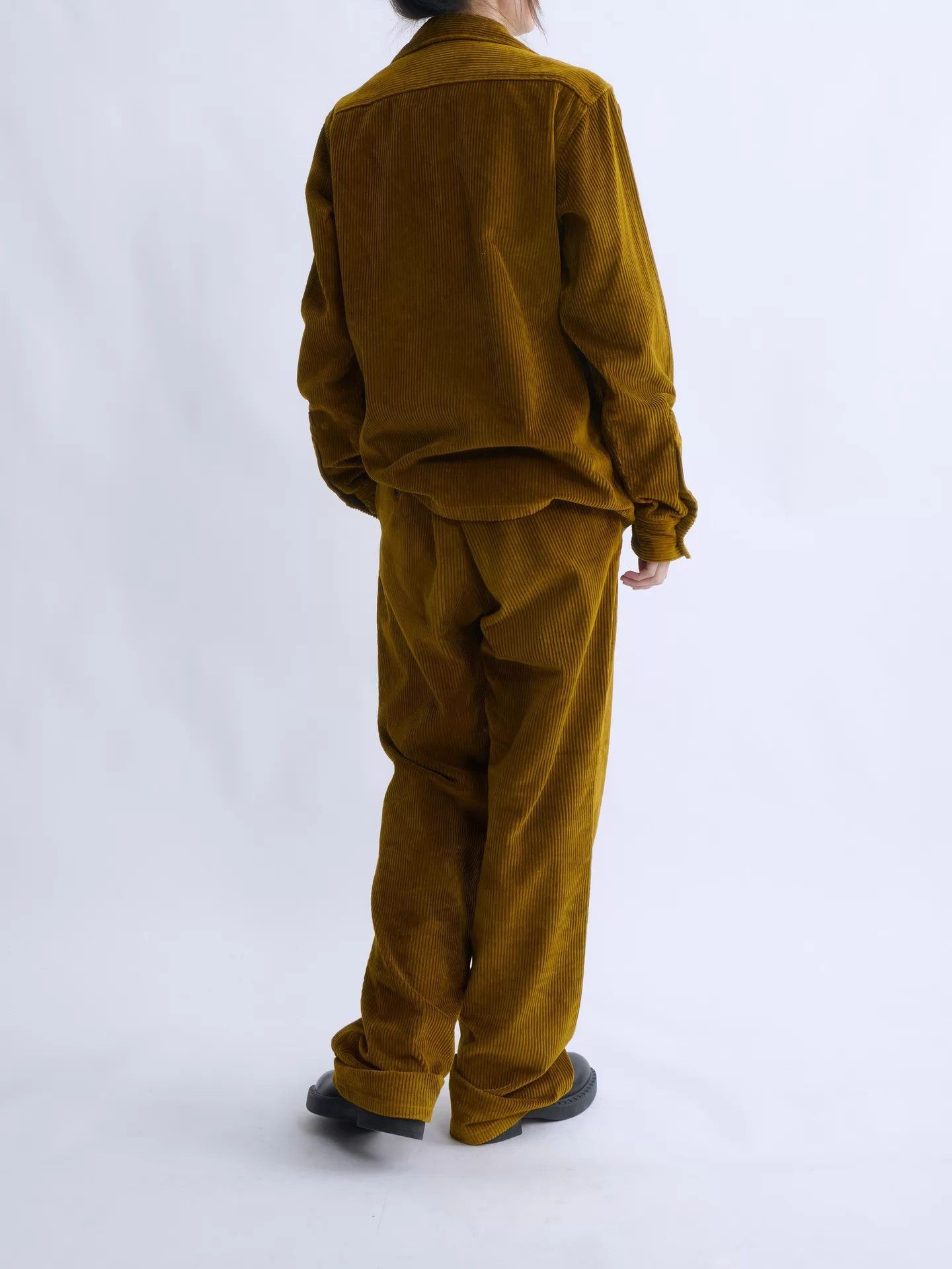 Acne Studios Acne Studios Tan Corduroy Shirt & Trouser Suit 46 Size US S / EU 44-46 / 1 - 3 Thumbnail