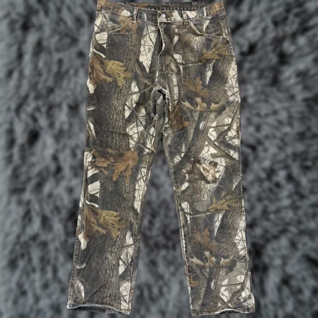 Wrangler VINTAGE Wrangler ProGear Pants Mens 38x32 Camo Real Tree Hardwoods 90s Outdoor Wrangler ProGear Pants Mens 38x32 Camo Real Tree Hardwoods 90s Outdoor Size US 38 / EU 54 - 1 Thumbnail