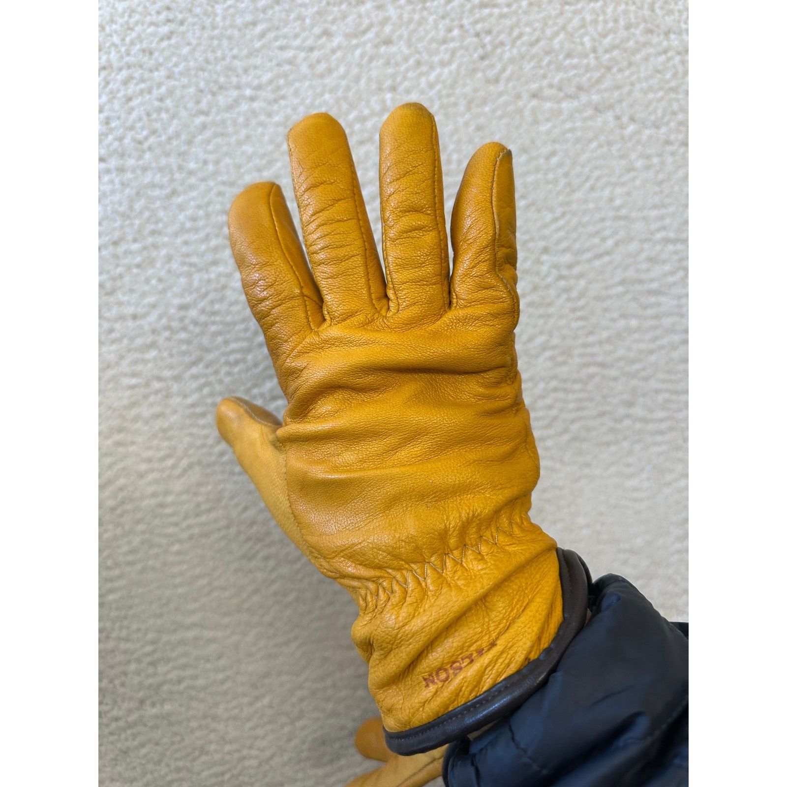 Filson Filson Mens Goat Leather Gloves Merino Wool Lined Small Size ONE SIZE - 8 Thumbnail