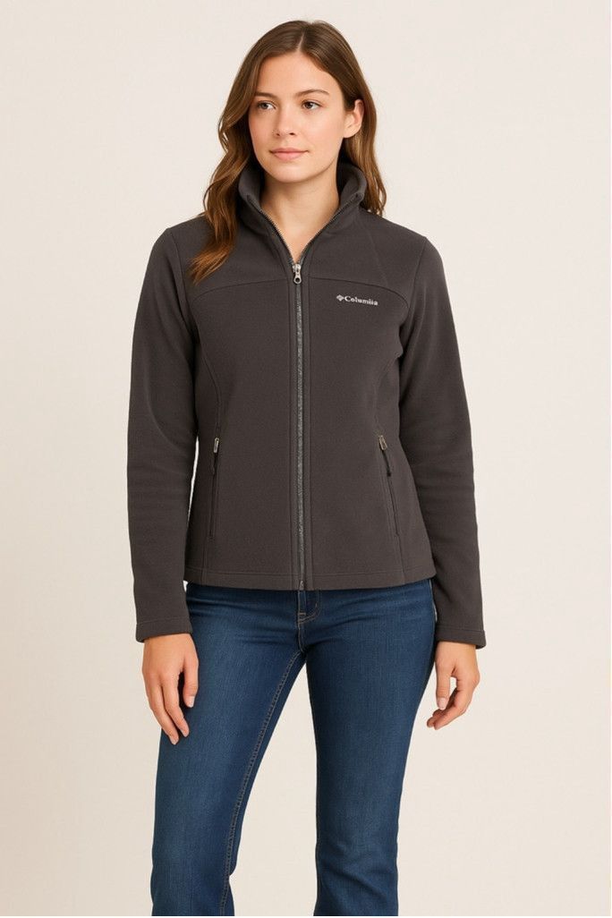 Women's Columbia Black Fleece Jacket Size M, Women's