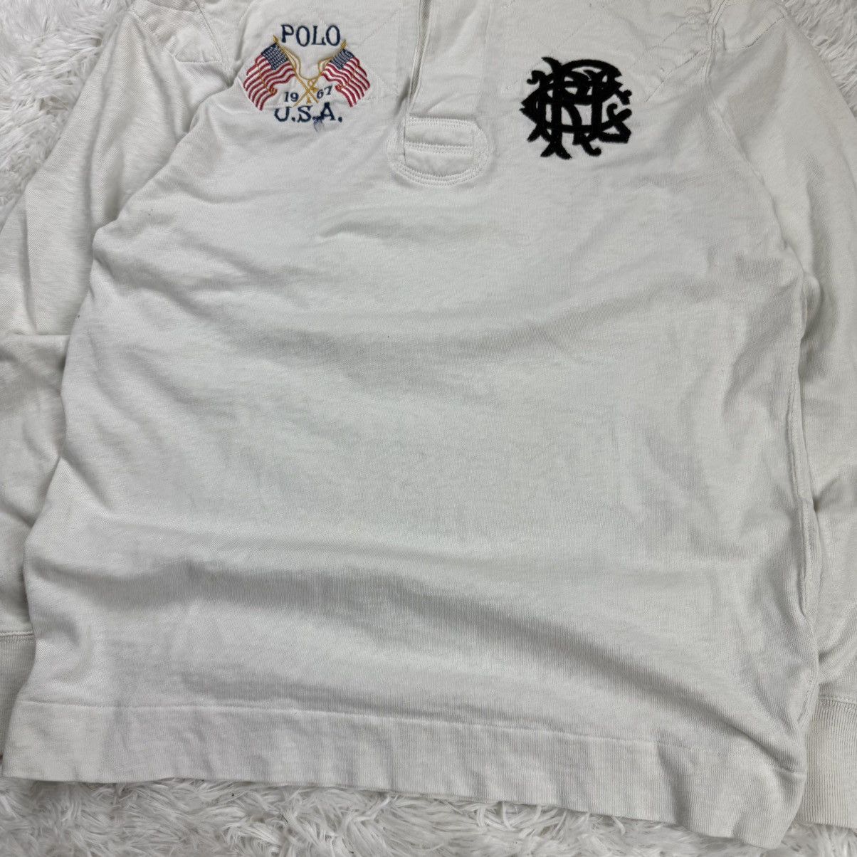 Polo Ralph Lauren Polo Ralph Lauren Vintage Sweatshirt USA Regby 00s Streetwea Size US M / EU 48-50 / 2 - 7 Thumbnail