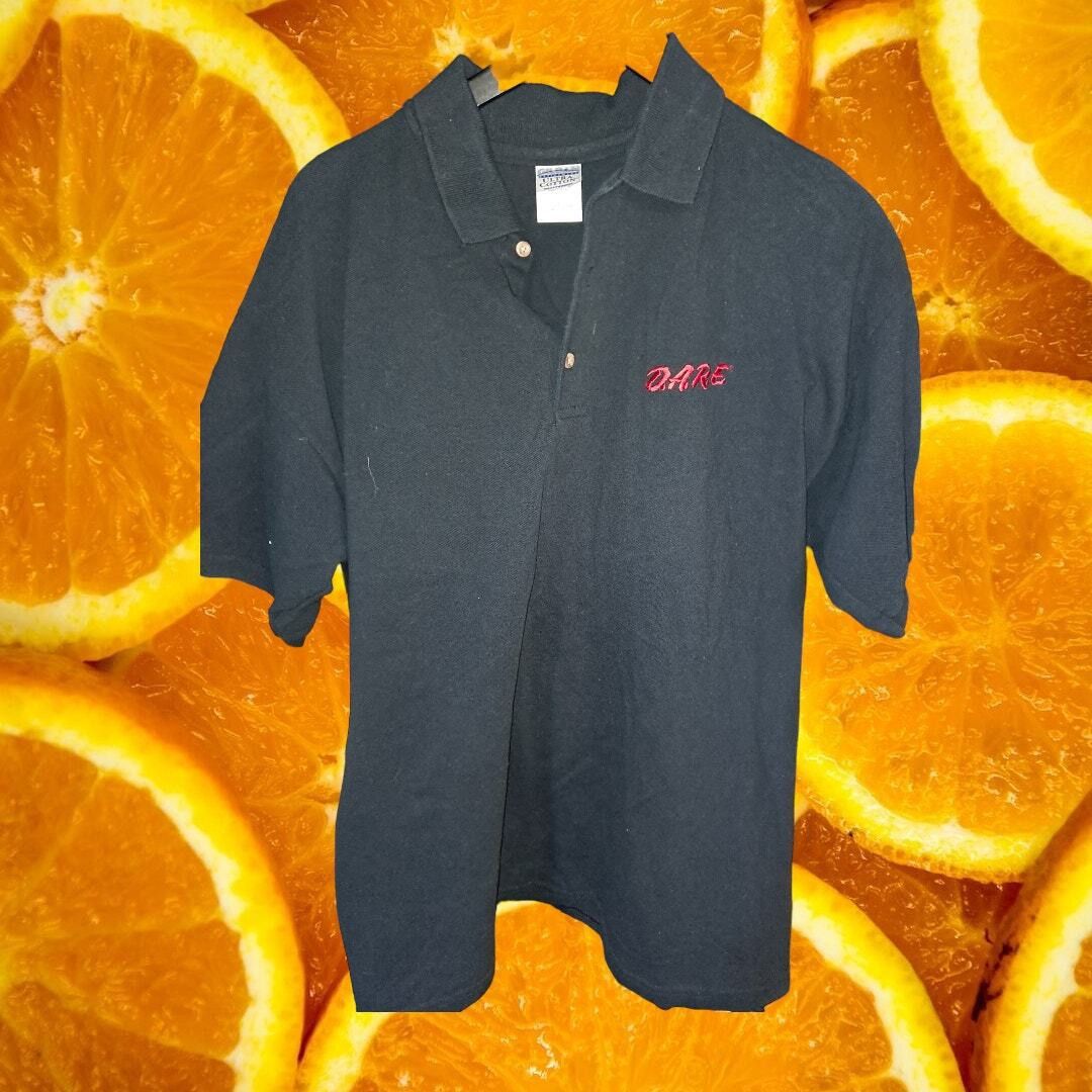Other D.A.R.E Black Short Sleeve Polo Shirt Size Large Size US L / EU 52-54 / 3 - 6 Thumbnail