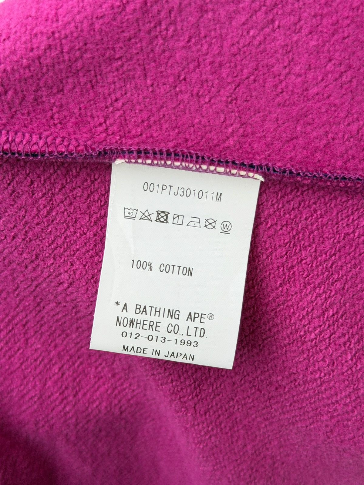 Bape BAPE Purple Camo Sweatpants Size US 34 / EU 50 - 6 Thumbnail