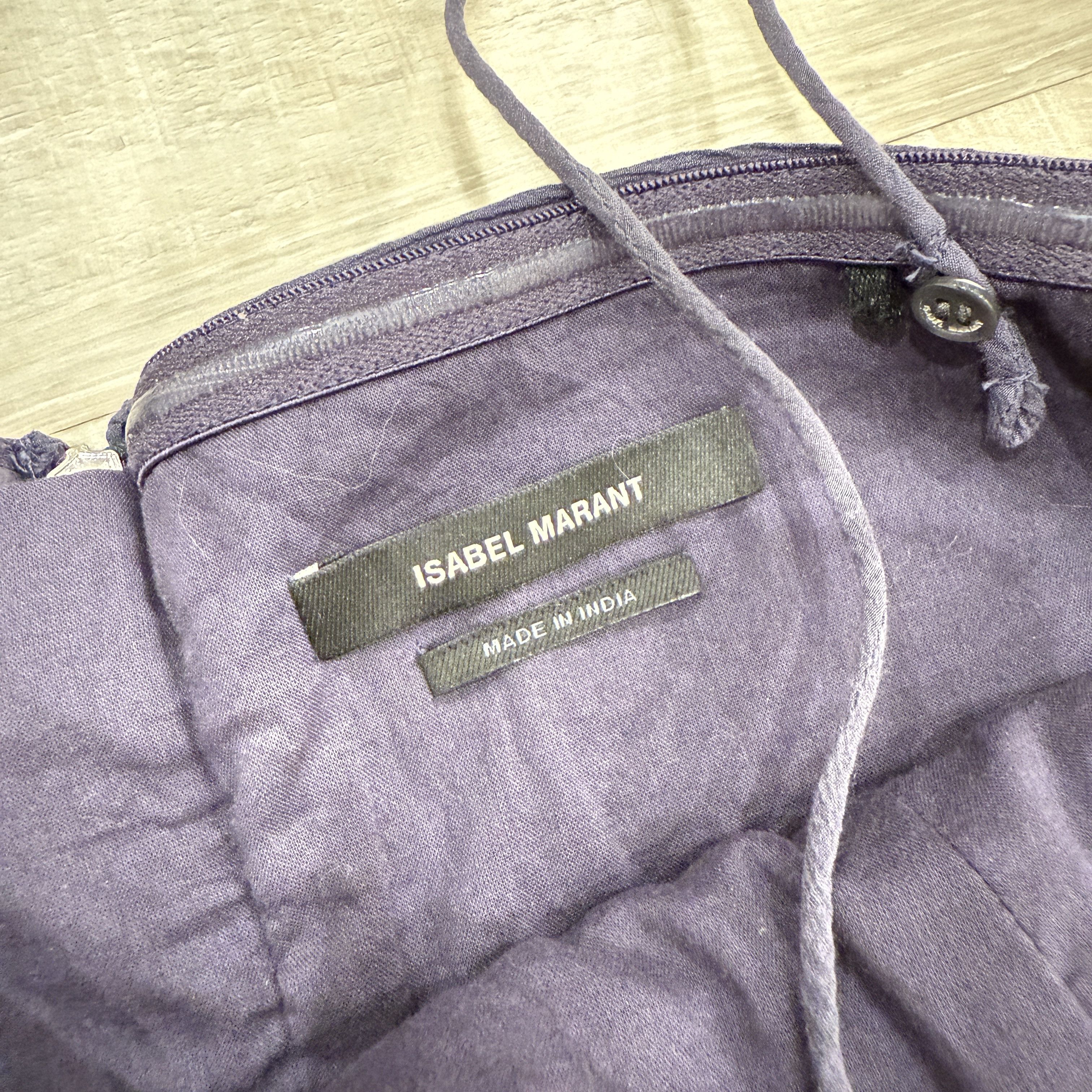 Isabel Marant Isabel Marant Purple Silk Linece Tank Top Size XS / US 0-2 / IT 36-38 - 10 Thumbnail