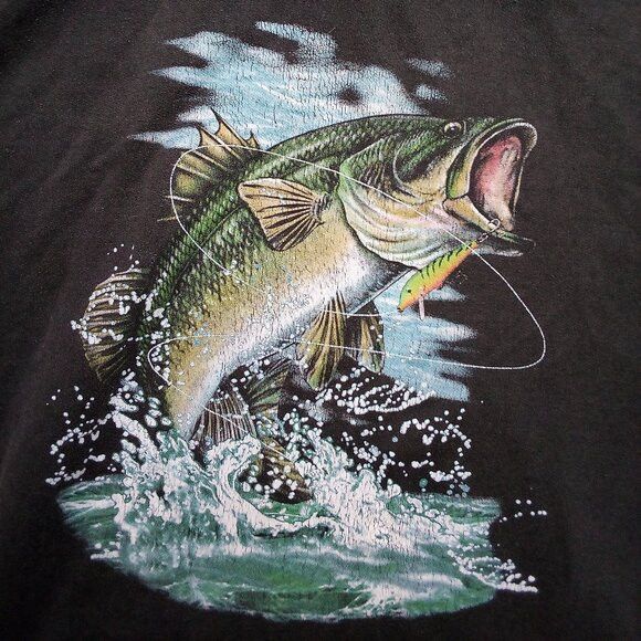 Other Gamefish USA Bass Fishing Hoodie Sweatshirt Size US XXL / EU 58 / 5 - 1 Thumbnail