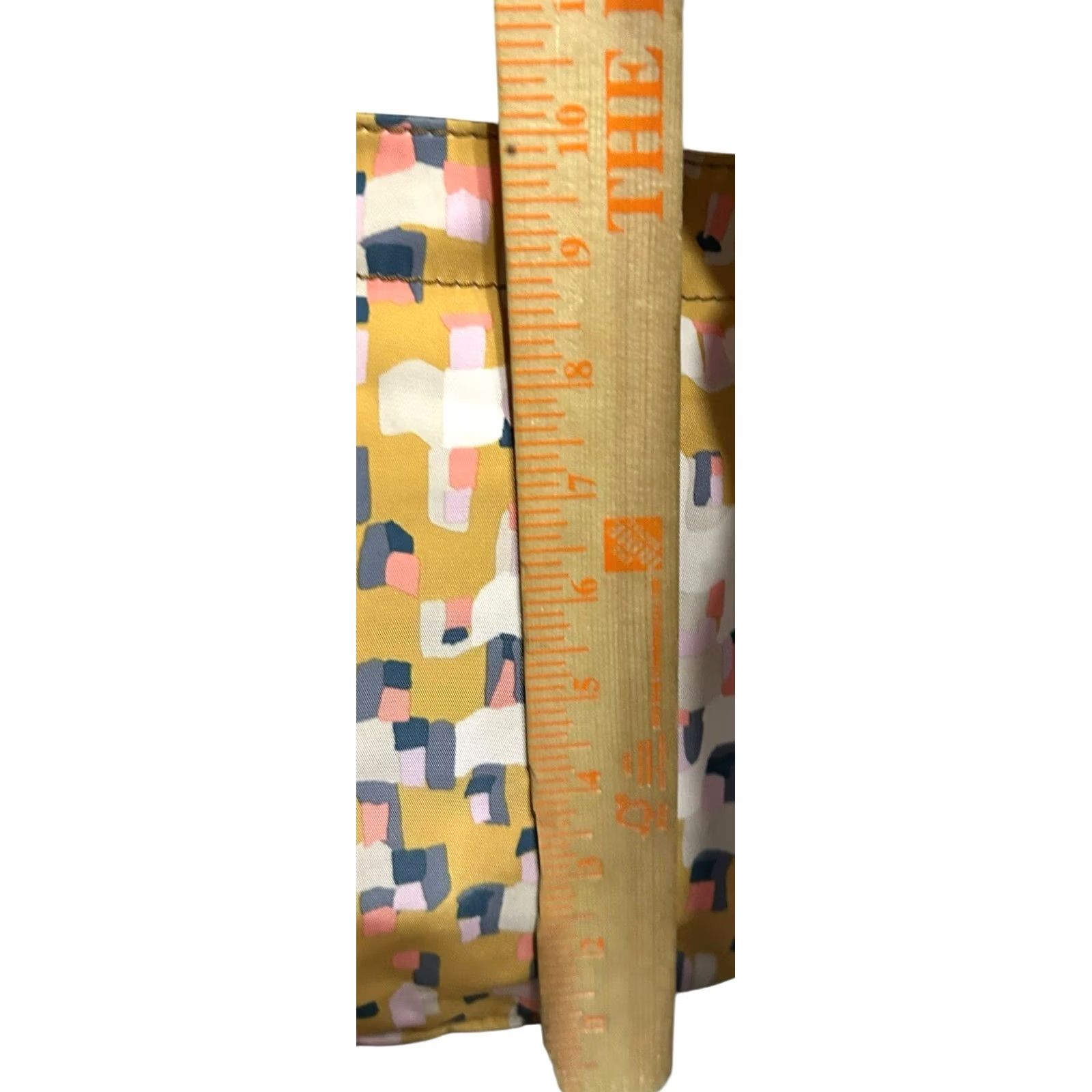 Fossil Fossil Key Per East West Yellow Multi Color Zip Shopper Tote Shoulder Bag Women Size ONE SIZE - 6 Thumbnail