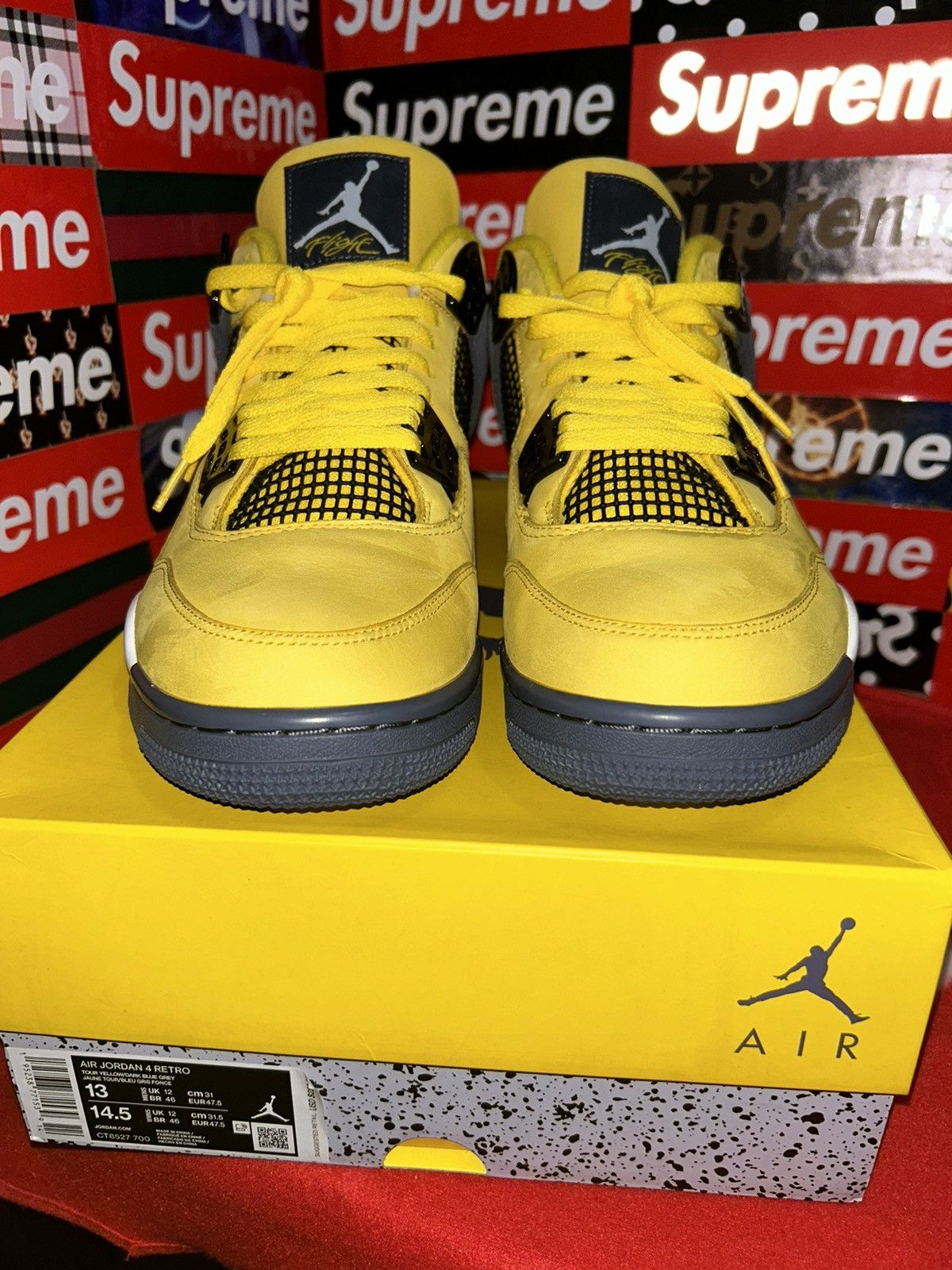 Jordan Brand Jordan 4 Retro Lightning (2021) CT8527-700 size 13 Size US 13 / EU 46 - 2 Thumbnail