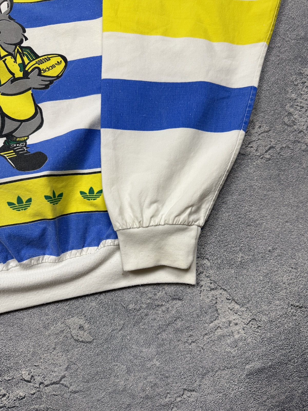 Adidas Vintage 80s Adidas Aussie Rugby Crewneck Rare Size US XL / EU 56 / 4 - 10 Thumbnail