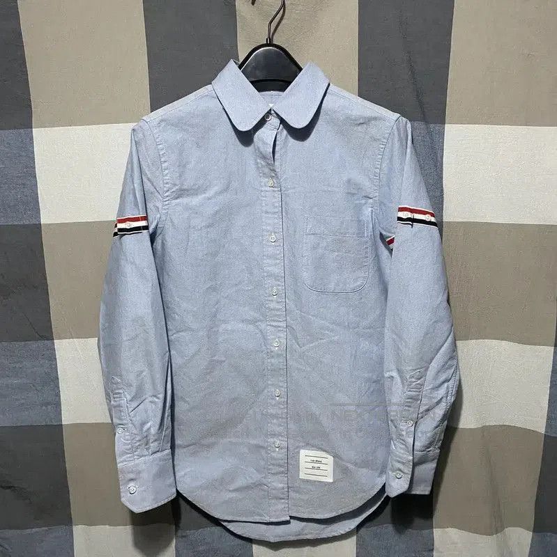 Thom Browne Thom Browne Light Blue Cotton Women's Shirt . Size M / US 6-8 / IT 42-44 - 1 Thumbnail