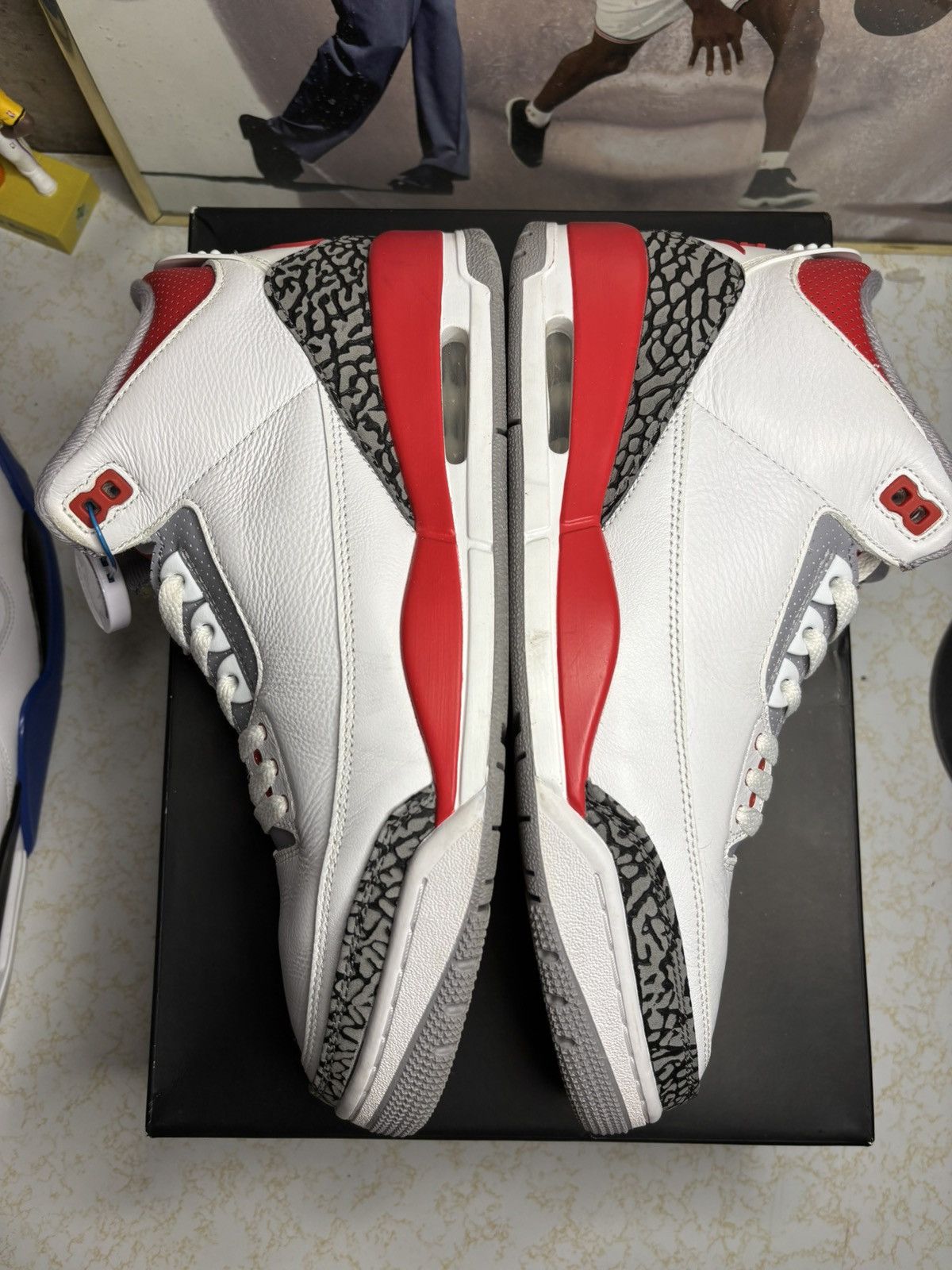 Jordan Brand Air Jordan 3 Retro Fire red Size US 10.5 / EU 43-44 - 4 Thumbnail
