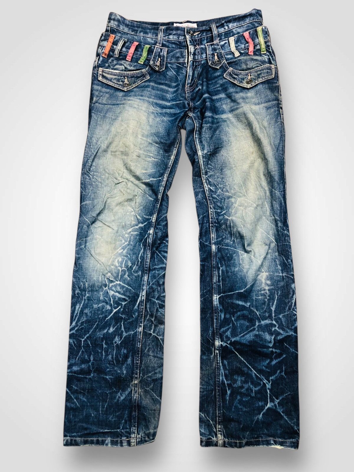 Japanese Brand Rare Vintage ANTFUI JEANS 82 Denim (37) Size US 32 / EU 48 - 1 Thumbnail
