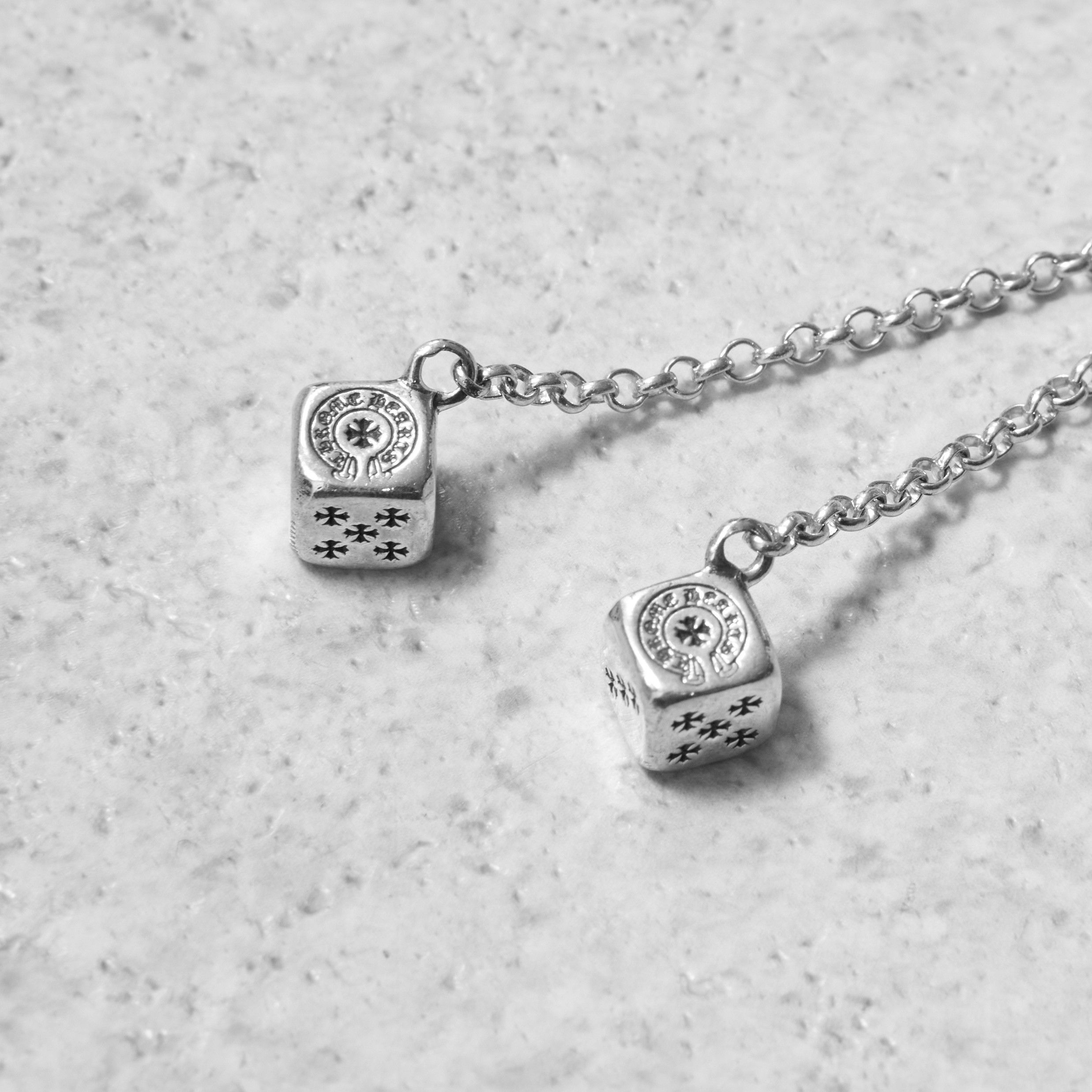 Chrome Hearts CHROME HEARTS CH Plus Post Dice Left Side Earring Size ONE SIZE - 5 Thumbnail