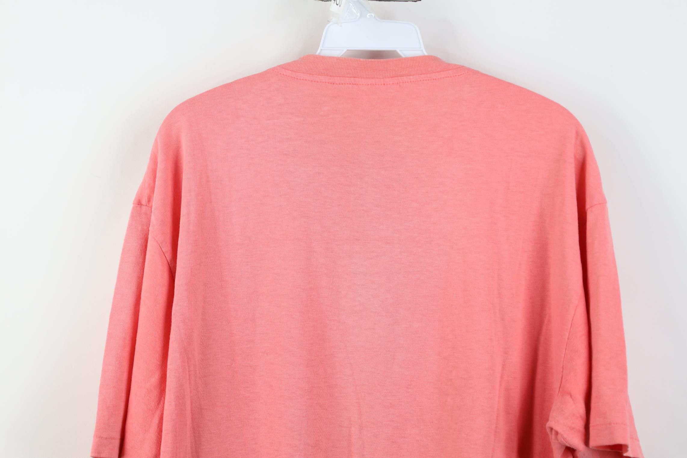 Vintage Vintage 80s Spell Out Chicago Band Henley T-Shirt Pink USA Size US XL / EU 56 / 4 - 13 Thumbnail