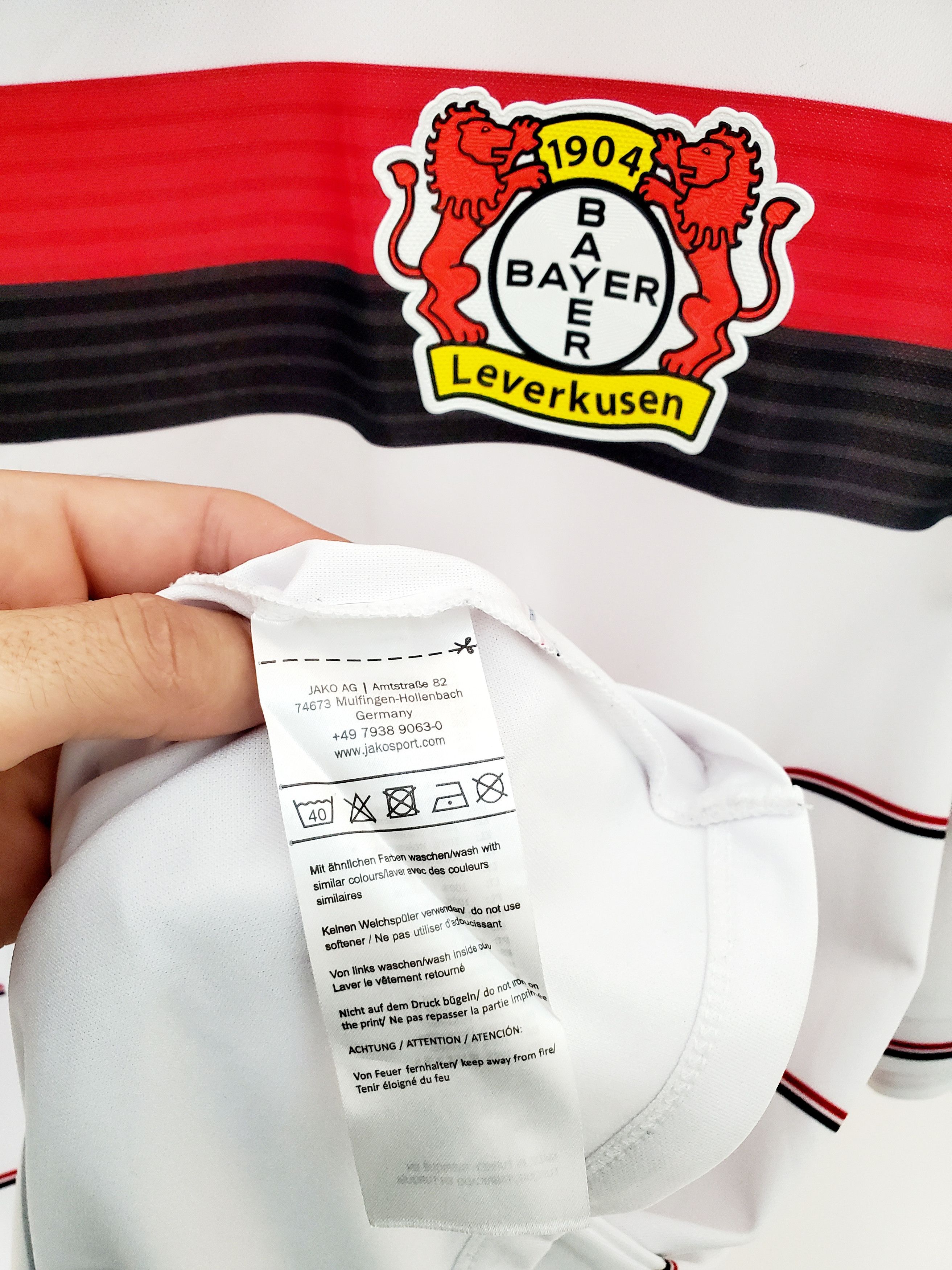Vintage BAYER 04 LEVERKUSEN 2016/2017 SOCCER JERSEY JAKO Xl Size US XL / EU 56 / 4 - 6 Thumbnail