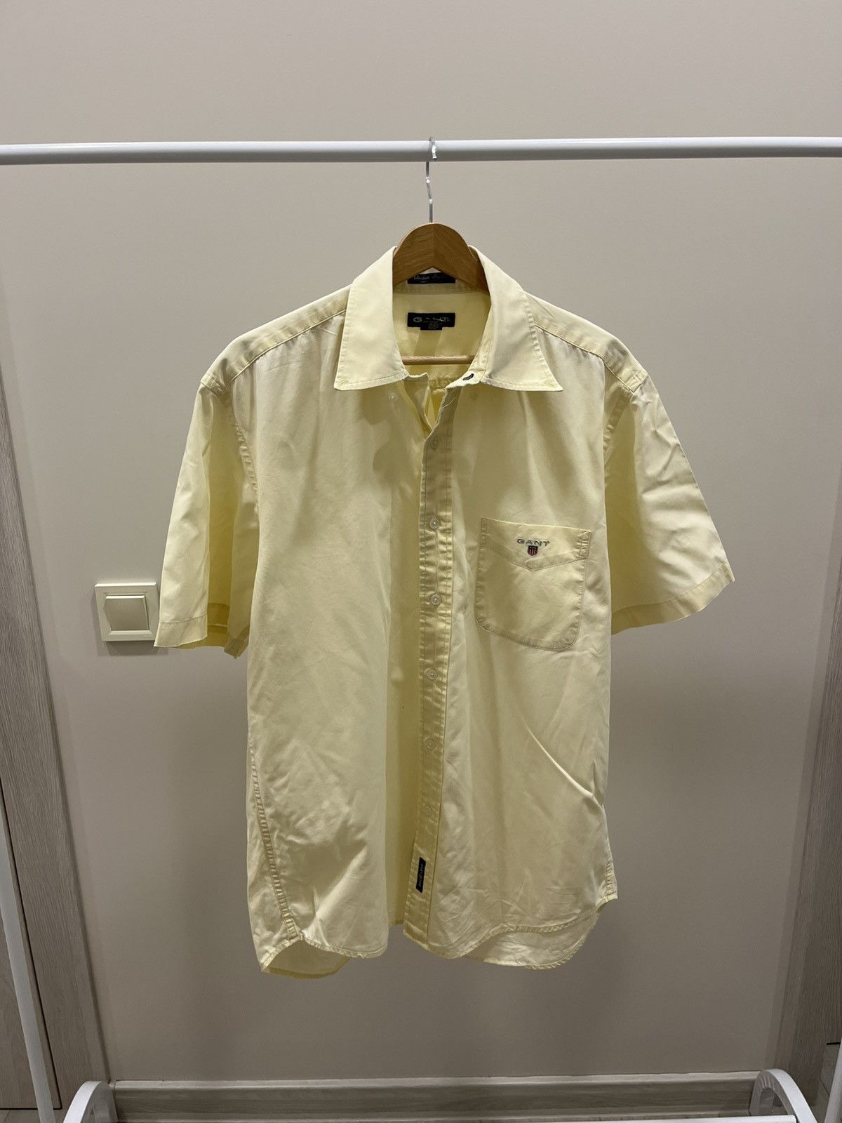 Gant GANT Shirt Mens M Heritage Twill Short Sleeve Button Up Size US M / EU 48-50 / 2 - 1 Thumbnail