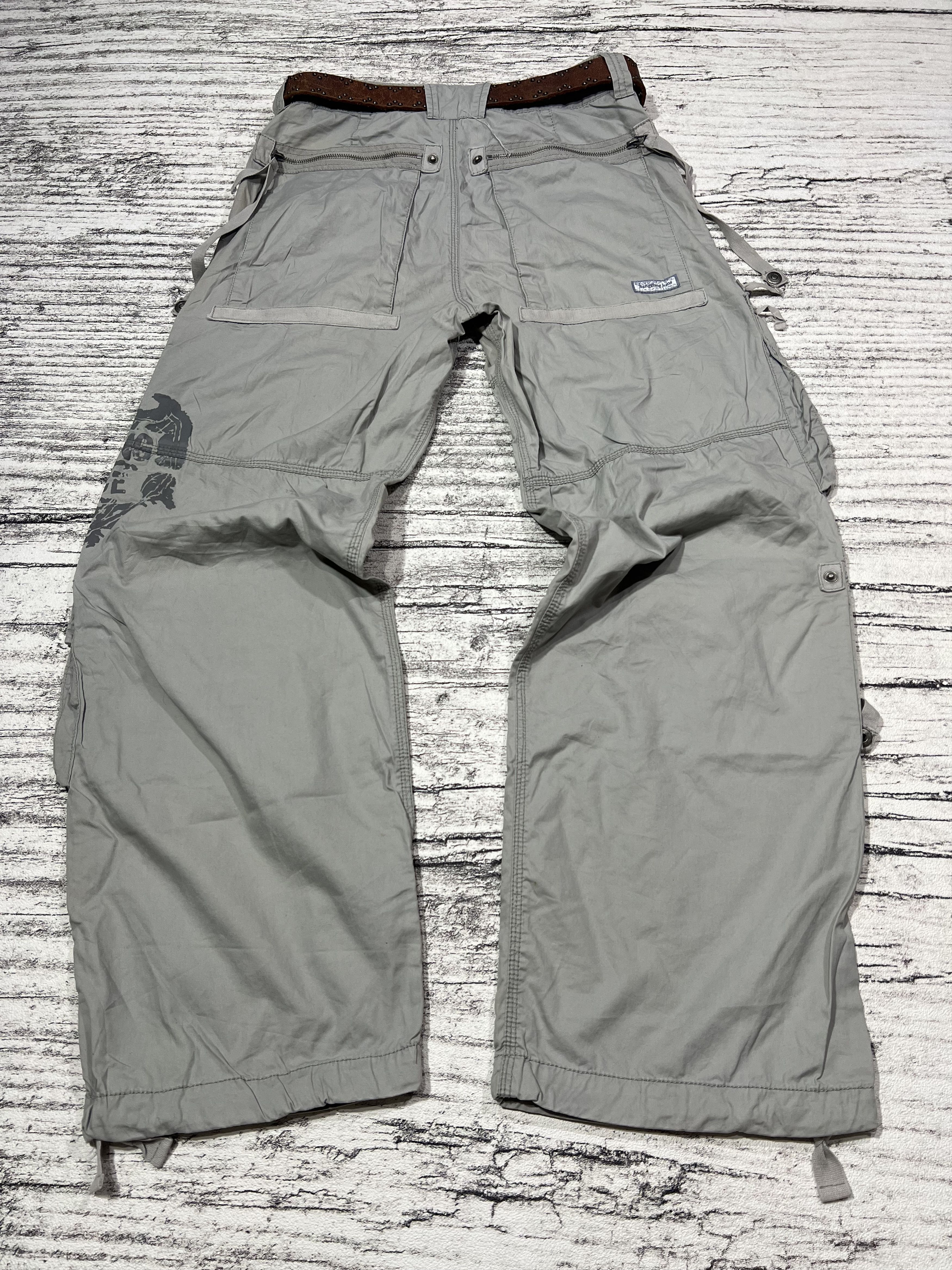 Japanese Brand 2000s Hysteric Bondage Adjustable Baggy Cargo y2k Lgb Ifsix Size US 28 / EU 44 - 3 Thumbnail