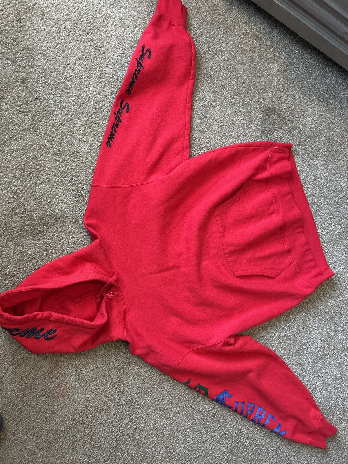 Supreme Supreme multi logo hooded sweatshirt Size US XL / EU 56 / 4 - 1 Thumbnail
