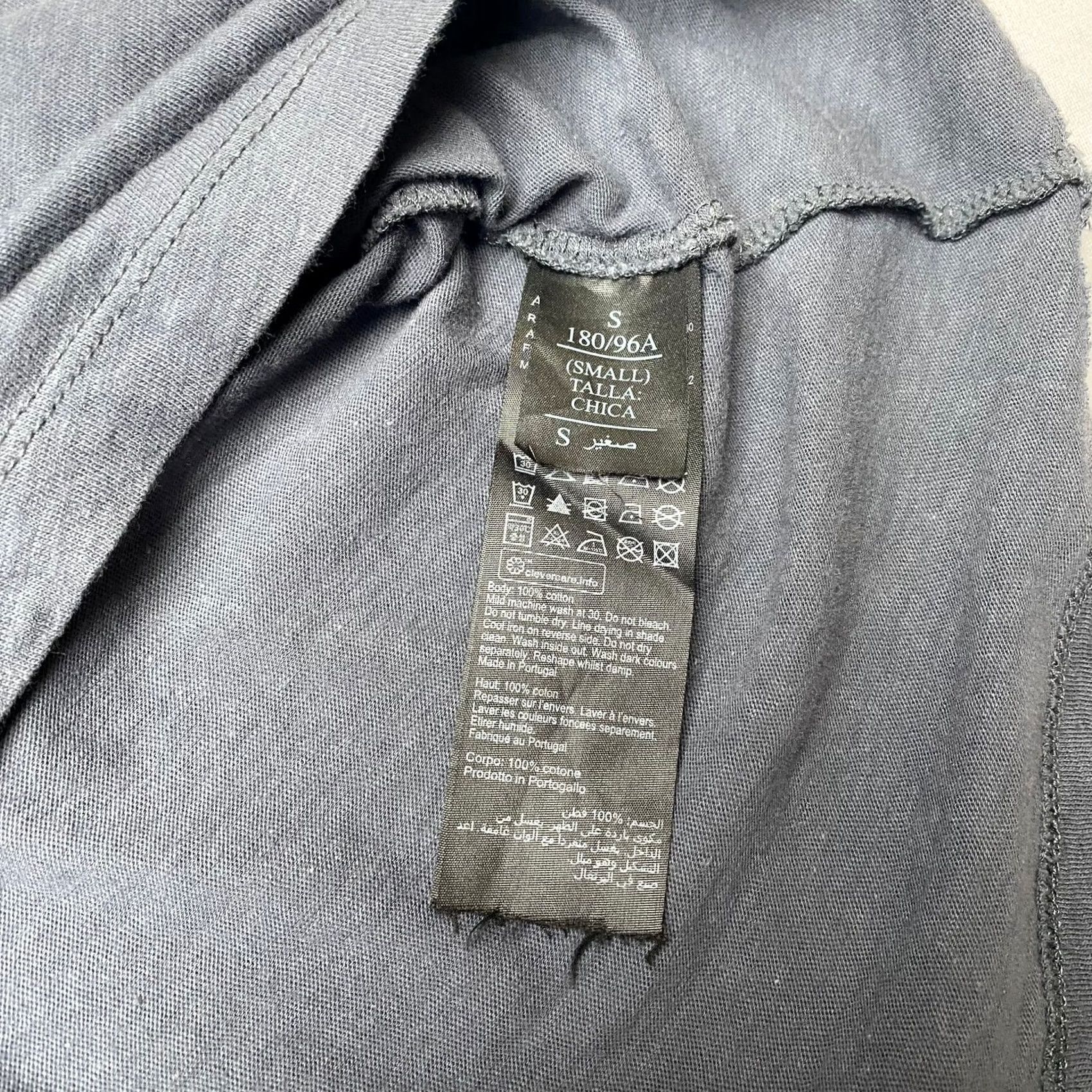 Allsaints Allsaints Figure Short Sleeve Henley Shirt Men's Small Indie Grunge Blue Size US S / EU 44-46 / 1 - 7 Thumbnail