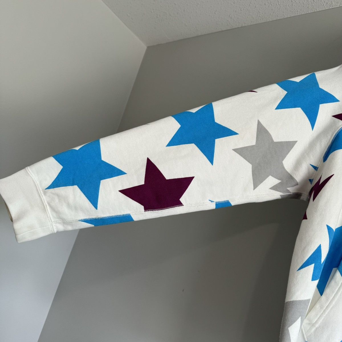 Bape × Nigo RARE Yokohama Sta Pattern Full Zip Hoodie Size US L / EU 52-54 / 3 - 10 Thumbnail