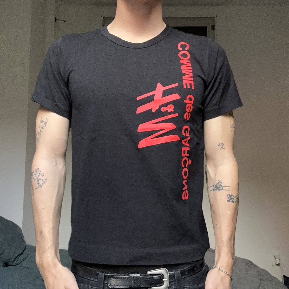 Comme des Garcons × H&M Rare SS08 Comme des Garçons CDG x H&M Graphic Shirt Size US M / EU 48-50 / 2 - 7 Thumbnail