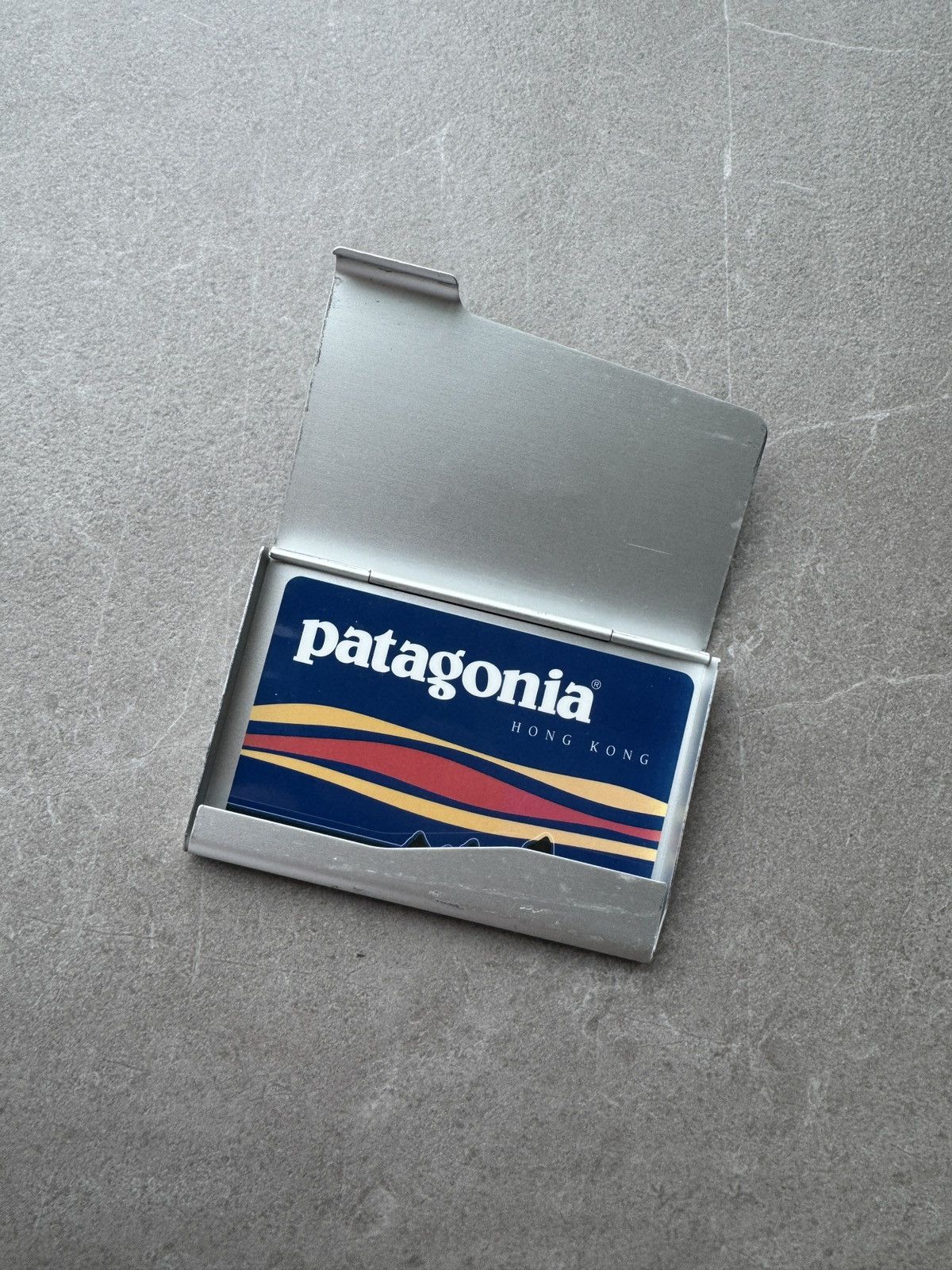 Japanese Brand Minimal Design Aluminium Super Light Card Holder Case Flip Box Size ONE SIZE - 2 Thumbnail