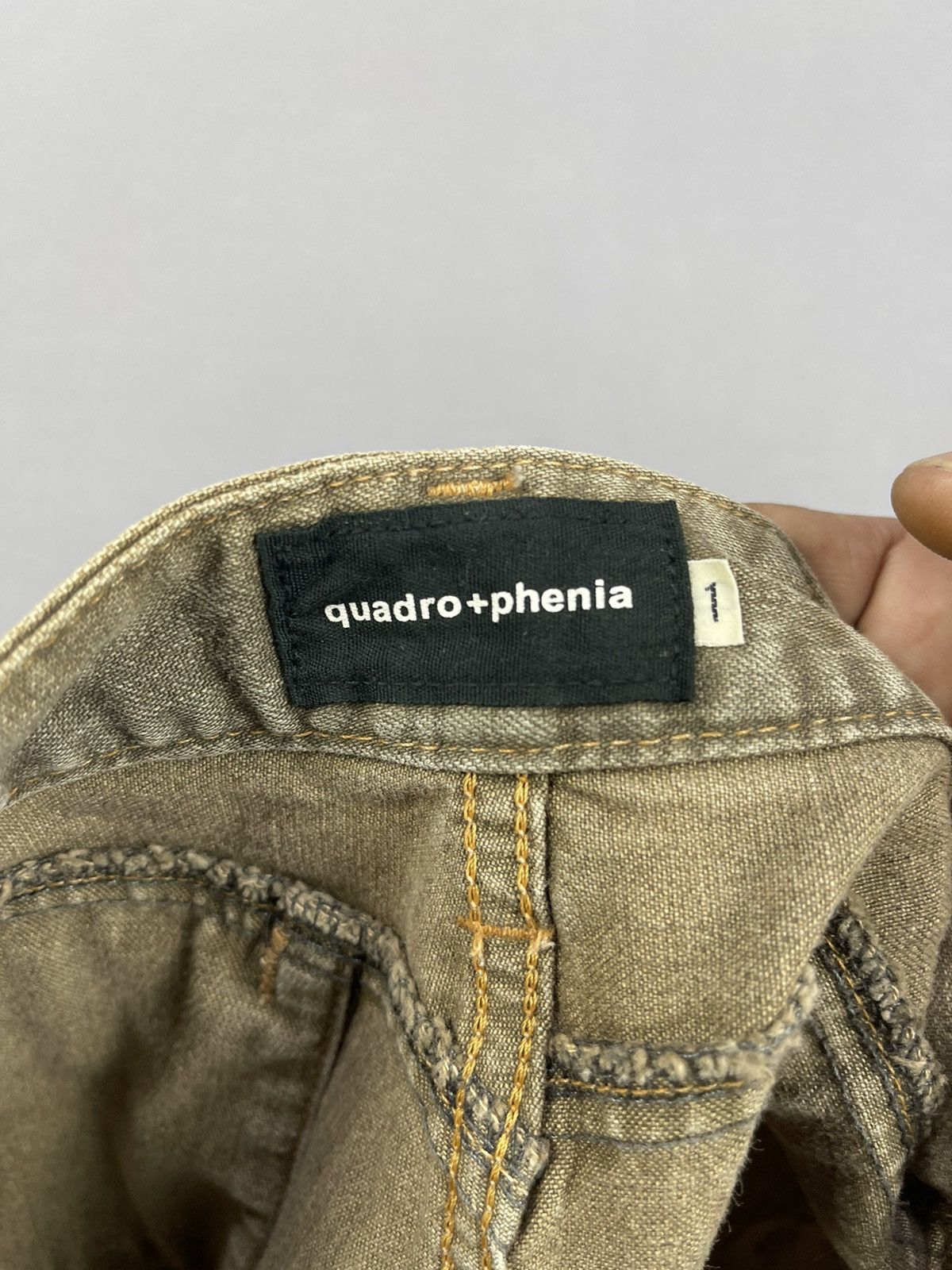 Vintage QUADRO PHENIA Flared Boot Cut Bush Pants Size 28" / US 6 / IT 42 - 7 Thumbnail