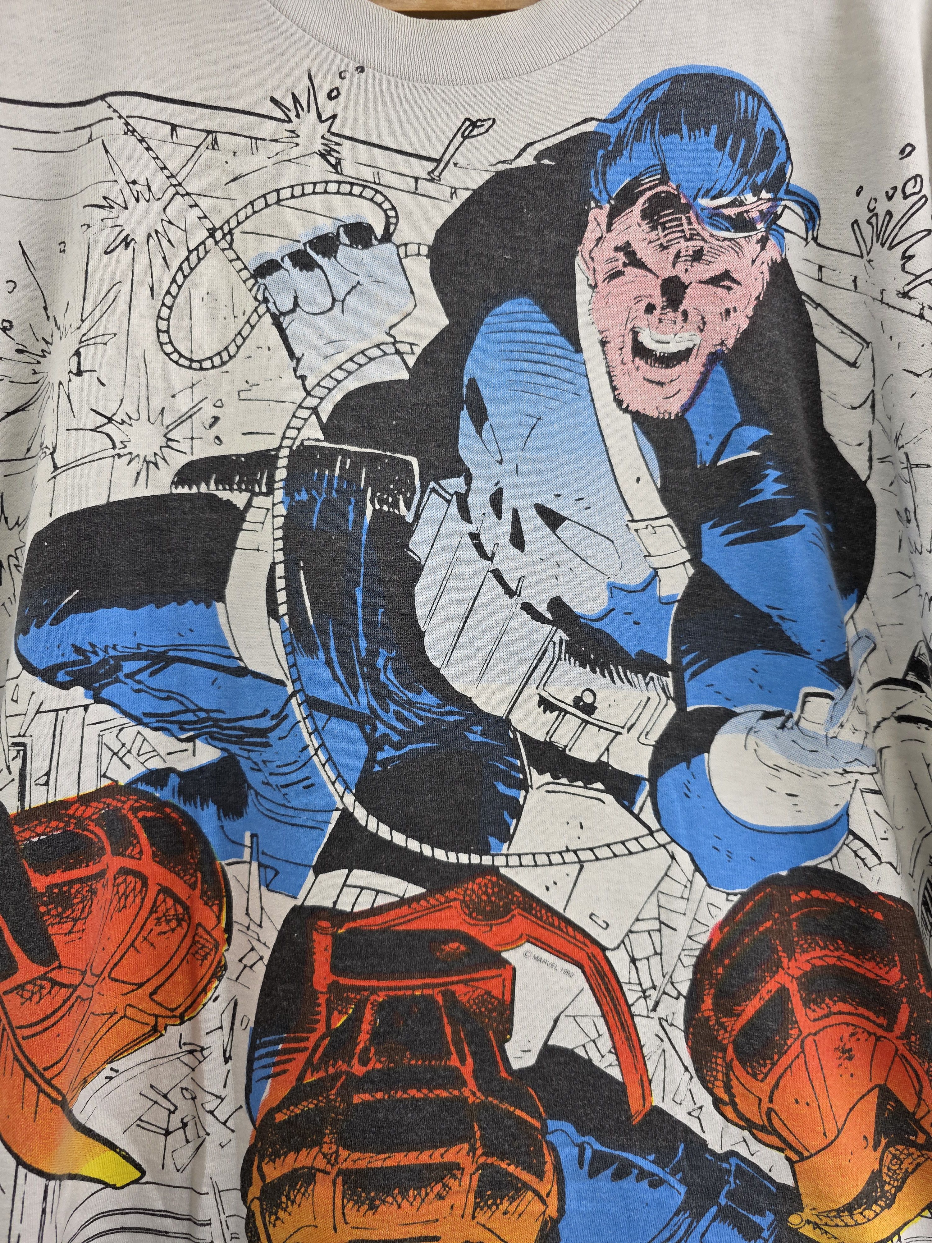Marvel Comics 1992 Marvel Comics Punisher Megaprint XL 23.5" 29" Size US XL / EU 56 / 4 - 4 Thumbnail