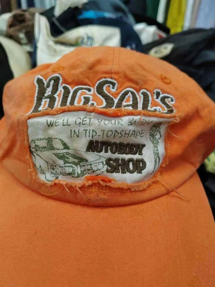 Vintage Vintage Big Sal's Autobody Shop Distressed Style Cap Hat Size ONE SIZE - 2 Thumbnail