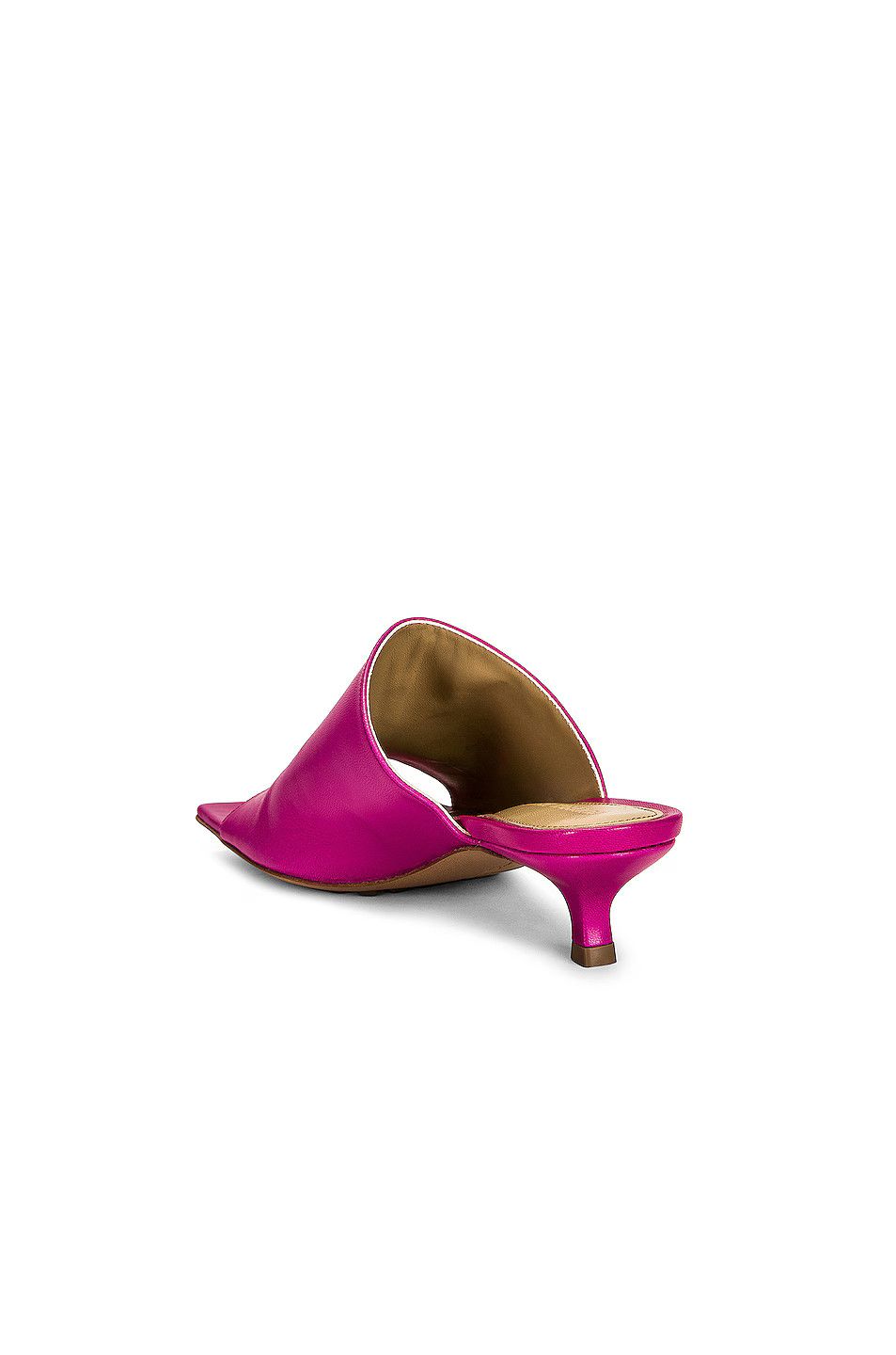 Bottega Veneta o1bcso1str0924 Stretch Mule in Fuchsia Size US 8 / IT 38 - 3 Thumbnail