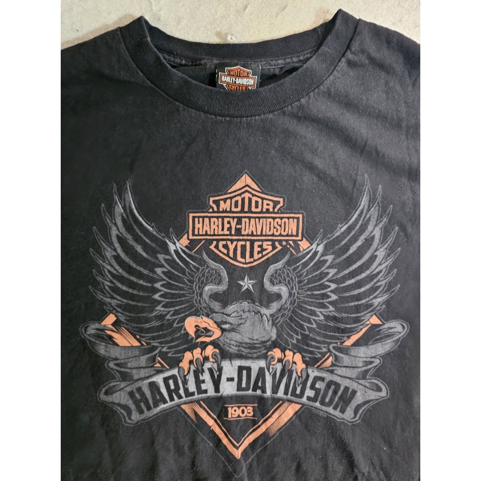 Harley Davidson VINTAGE Harley-Davidson T-Shirt HD 1903 Las Vegas Nevada Short Sleeve Mens XL Black 2018 Firm? Size US XL / EU 56 / 4 - 3 Thumbnail