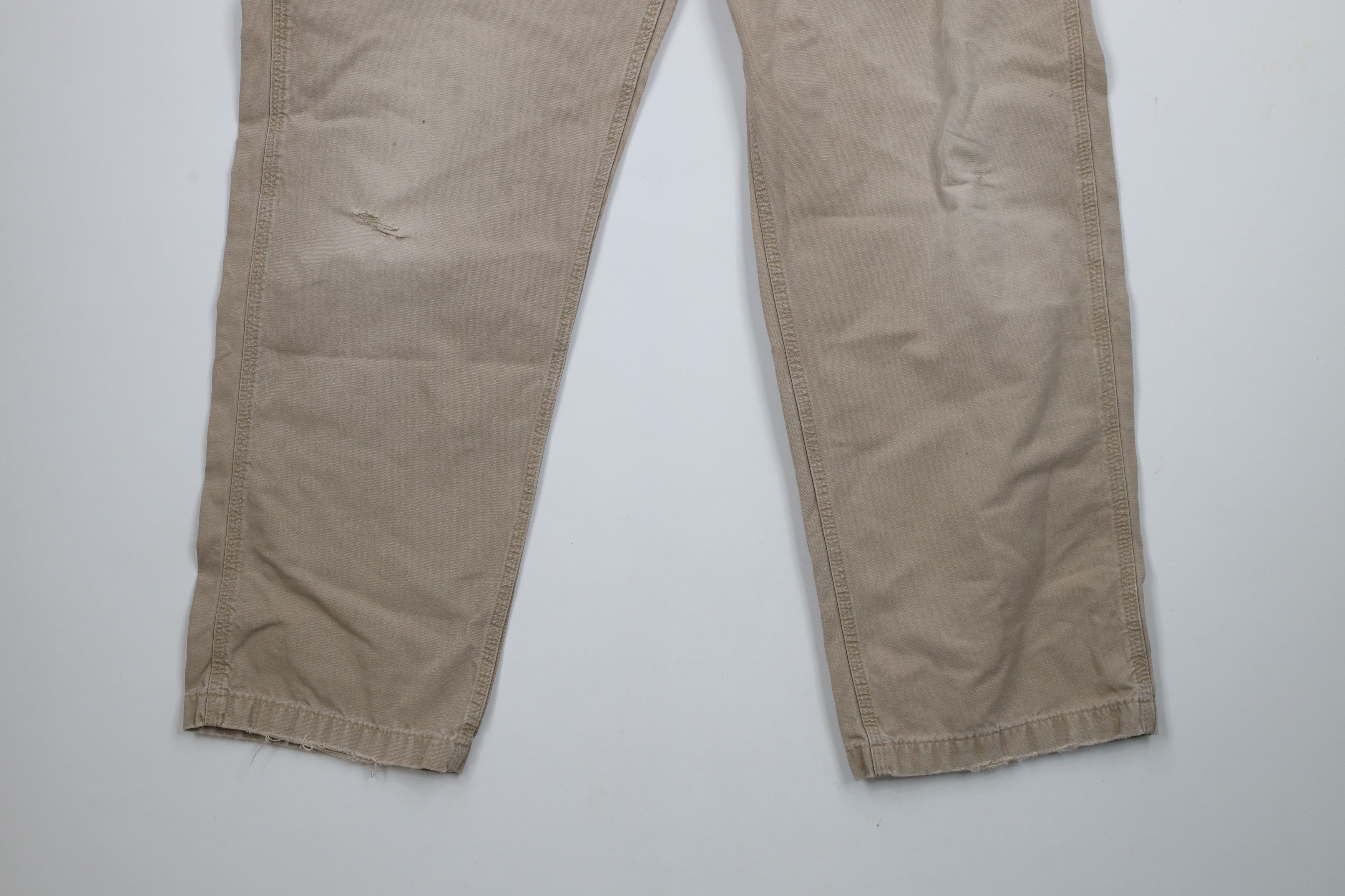 Carhartt × Vintage Vintage Y2K Carhartt Spell Canvas Wide Leg Dungaree Pants Size US 36 / EU 52 - 4 Thumbnail