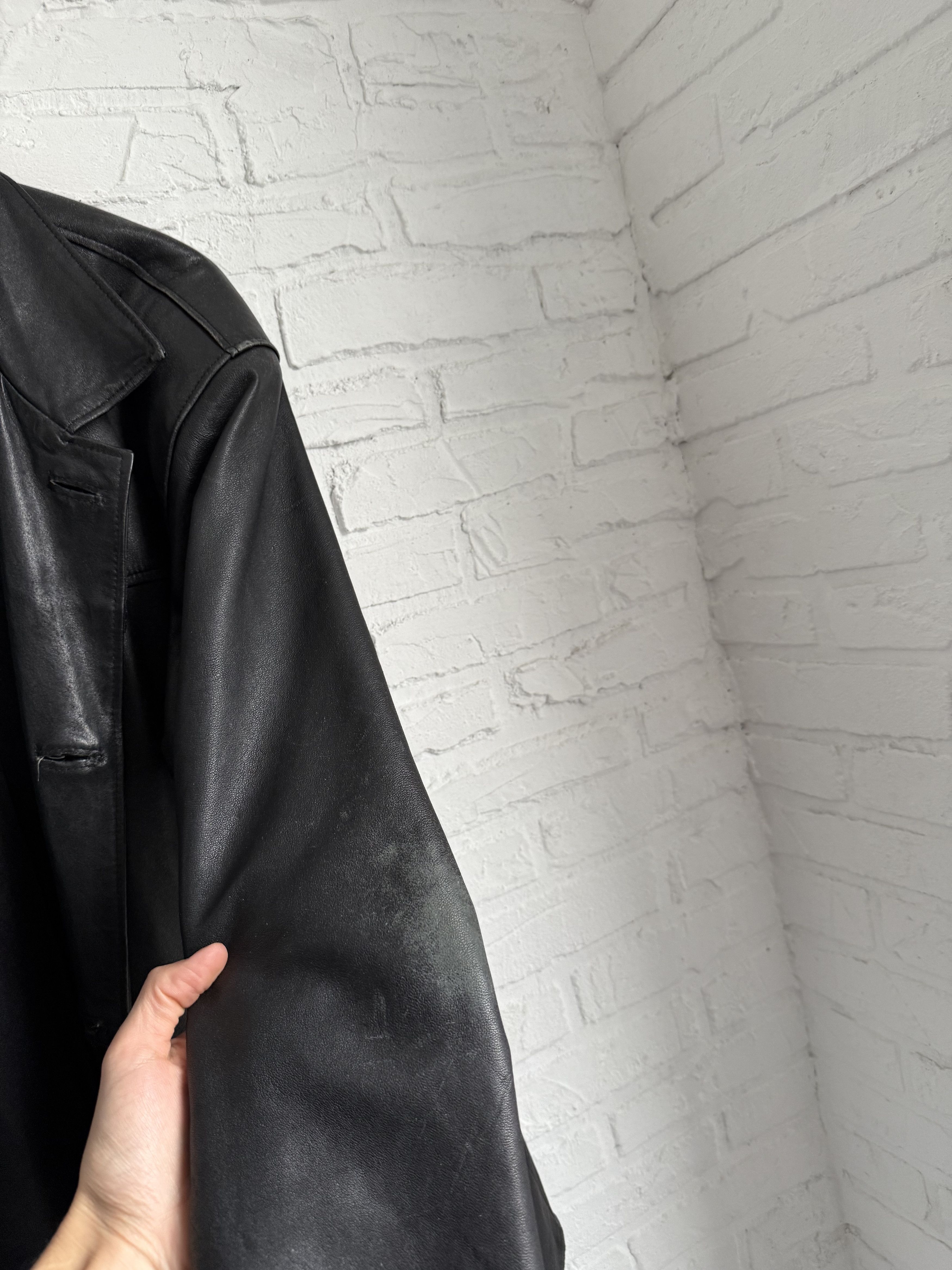 Chevignon Vintage 80s Chevignon leather coat jacket Size US XL / EU 56 / 4 - 7 Thumbnail